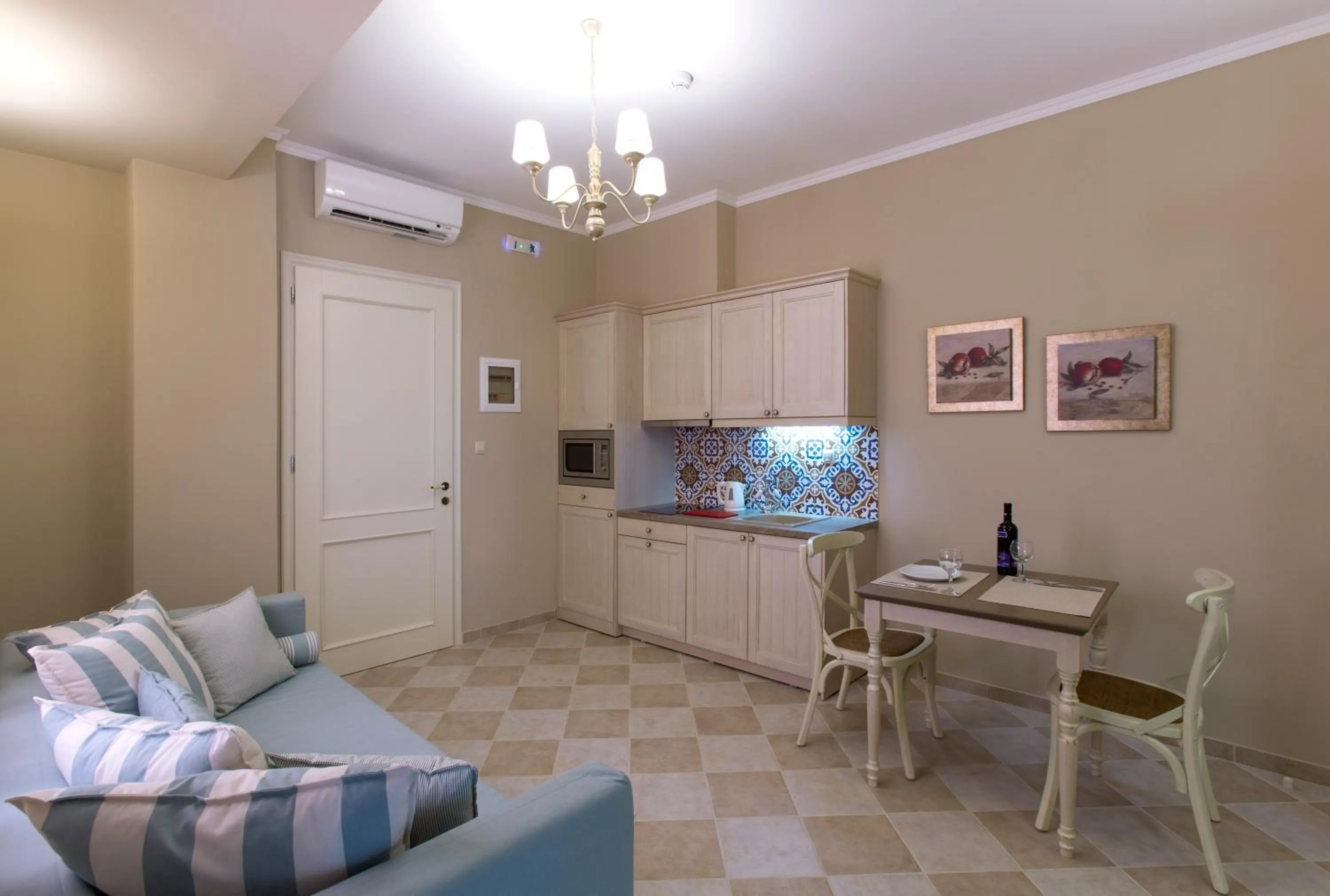 Kitchen or kitchenette in Ionia Suites