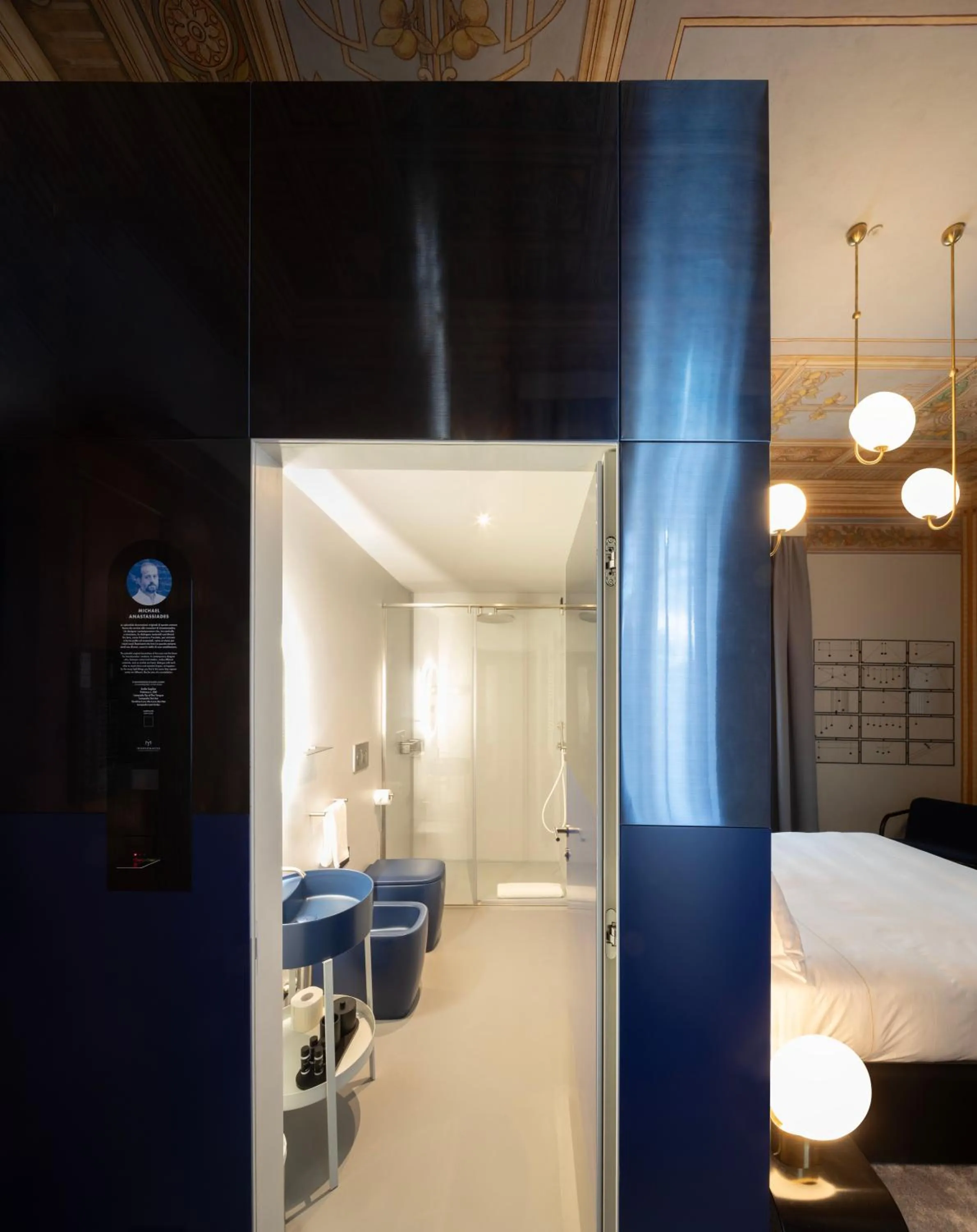 Shower in Interno Marche Design Experience Hotel