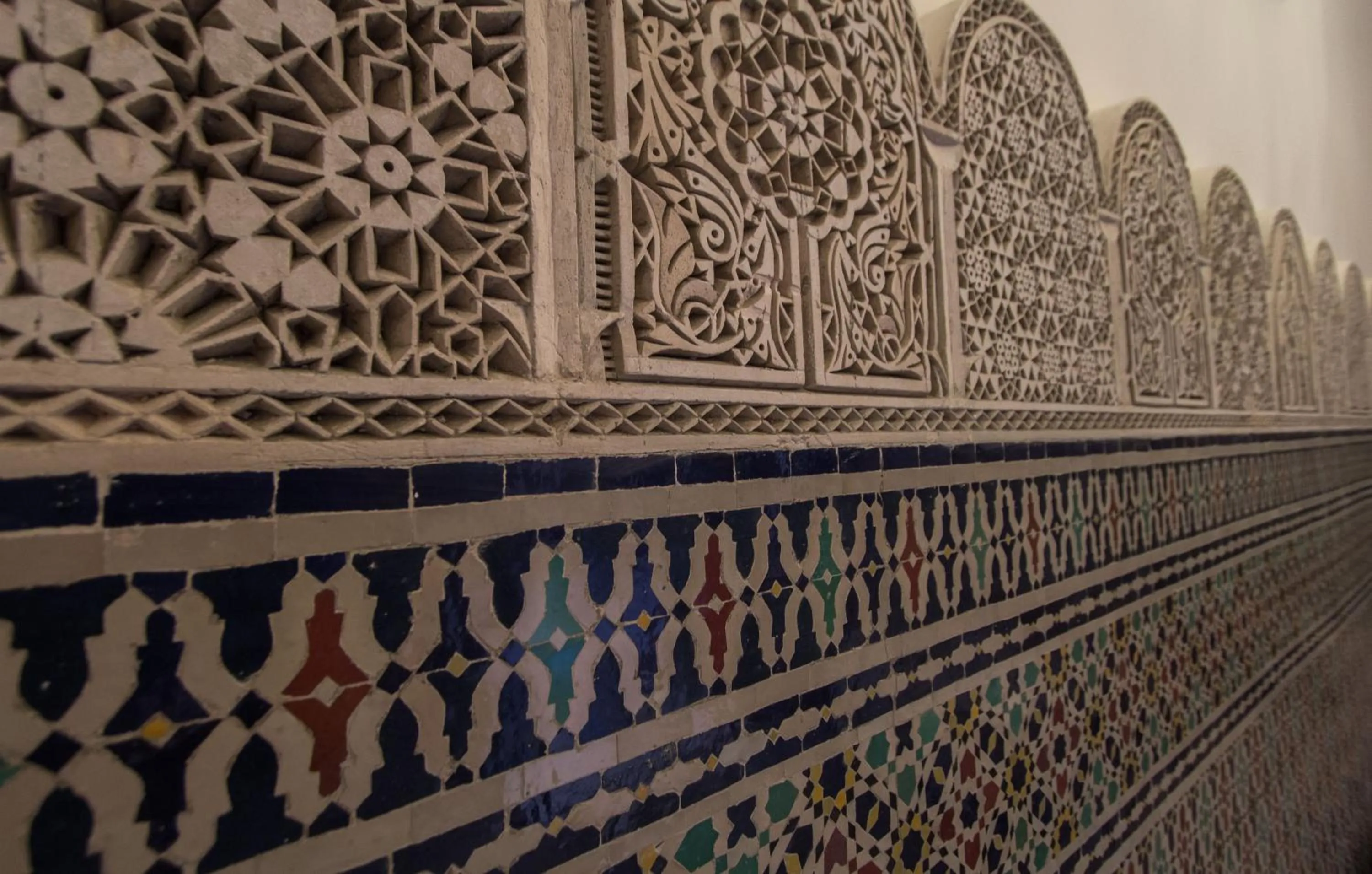 Decorative detail in Riad Al Makan Fes & Spa
