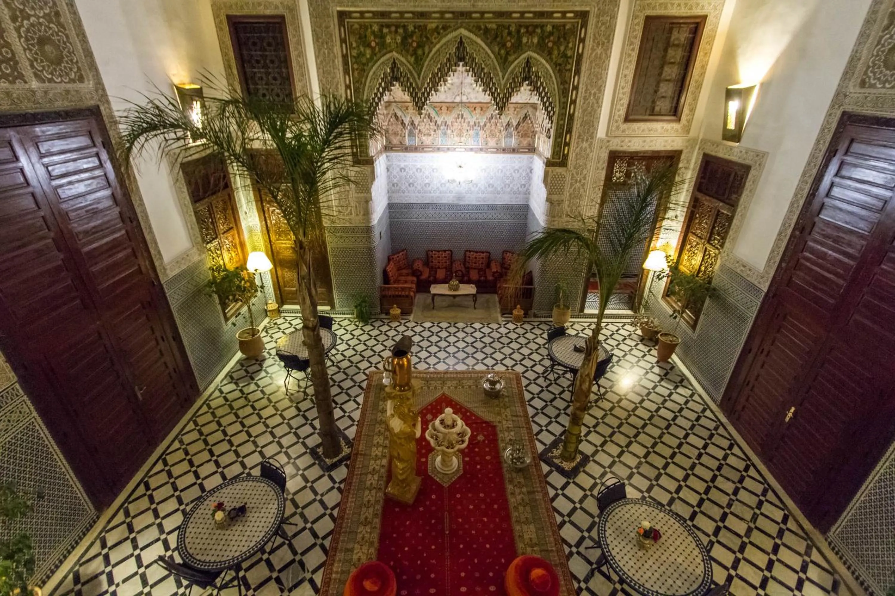 Inner courtyard view in Riad Al Makan Fes & Spa