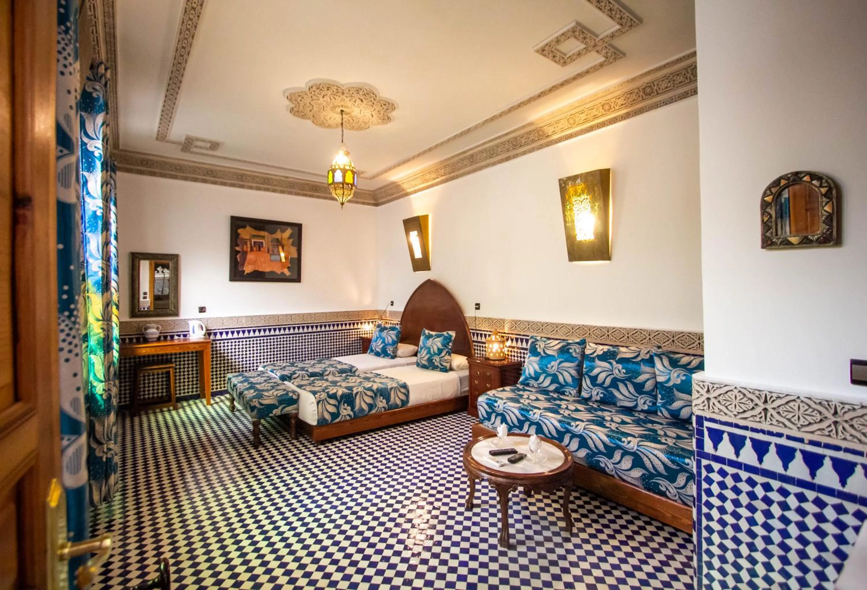 Photo of the whole room, Bed in Riad Al Makan Fes & Spa