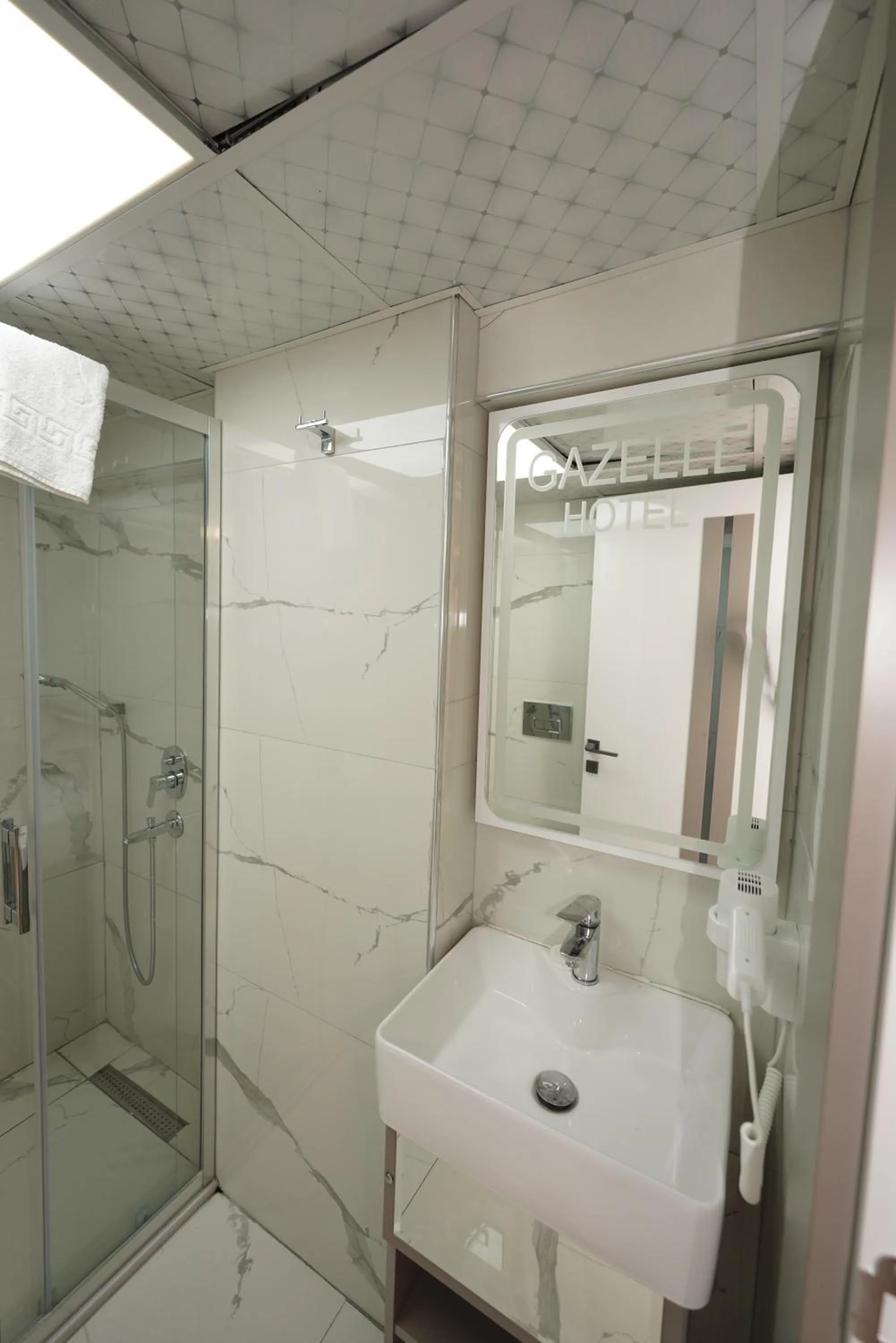 Shower in gazelle suites