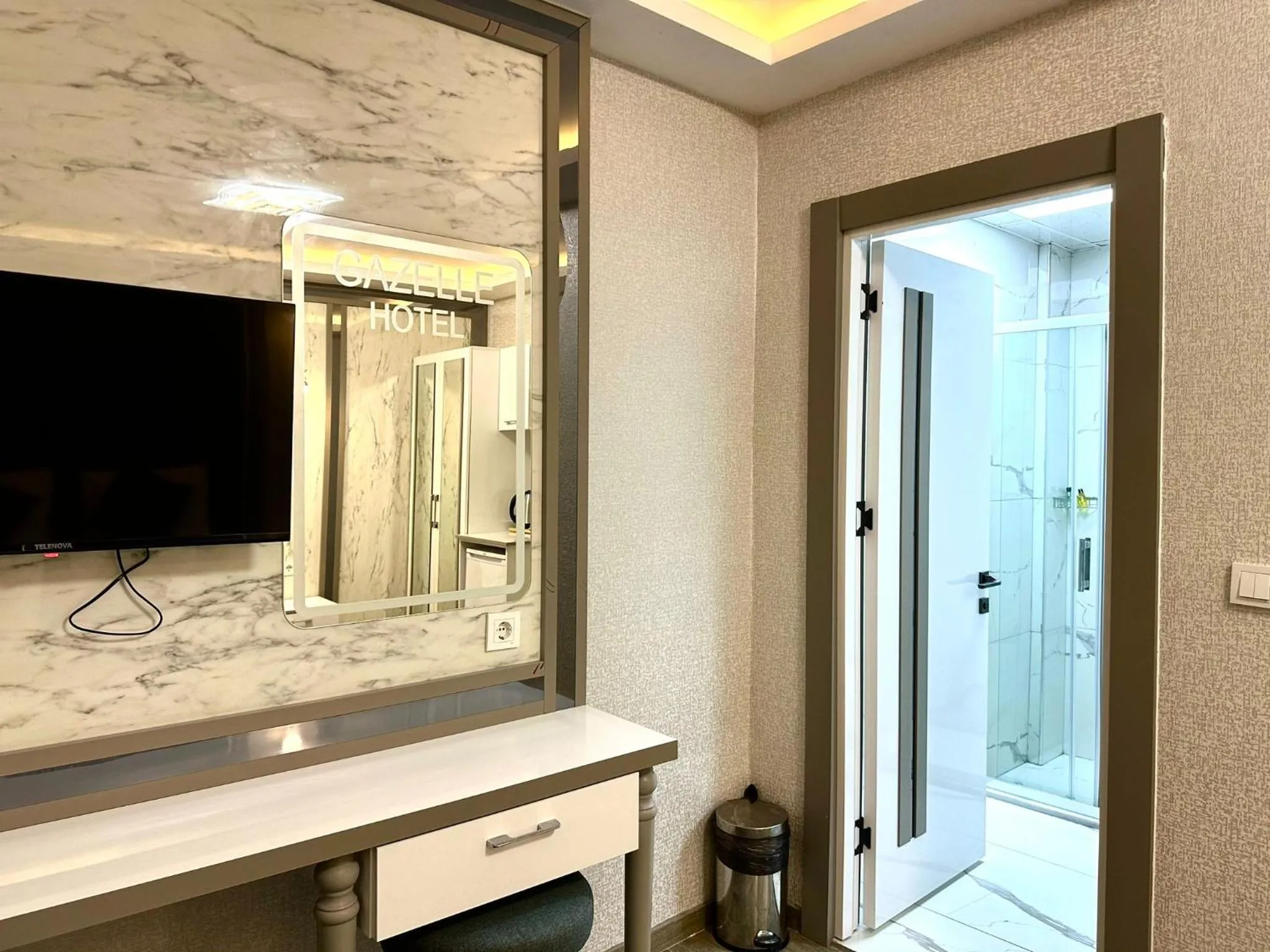 Bathroom in gazelle suites