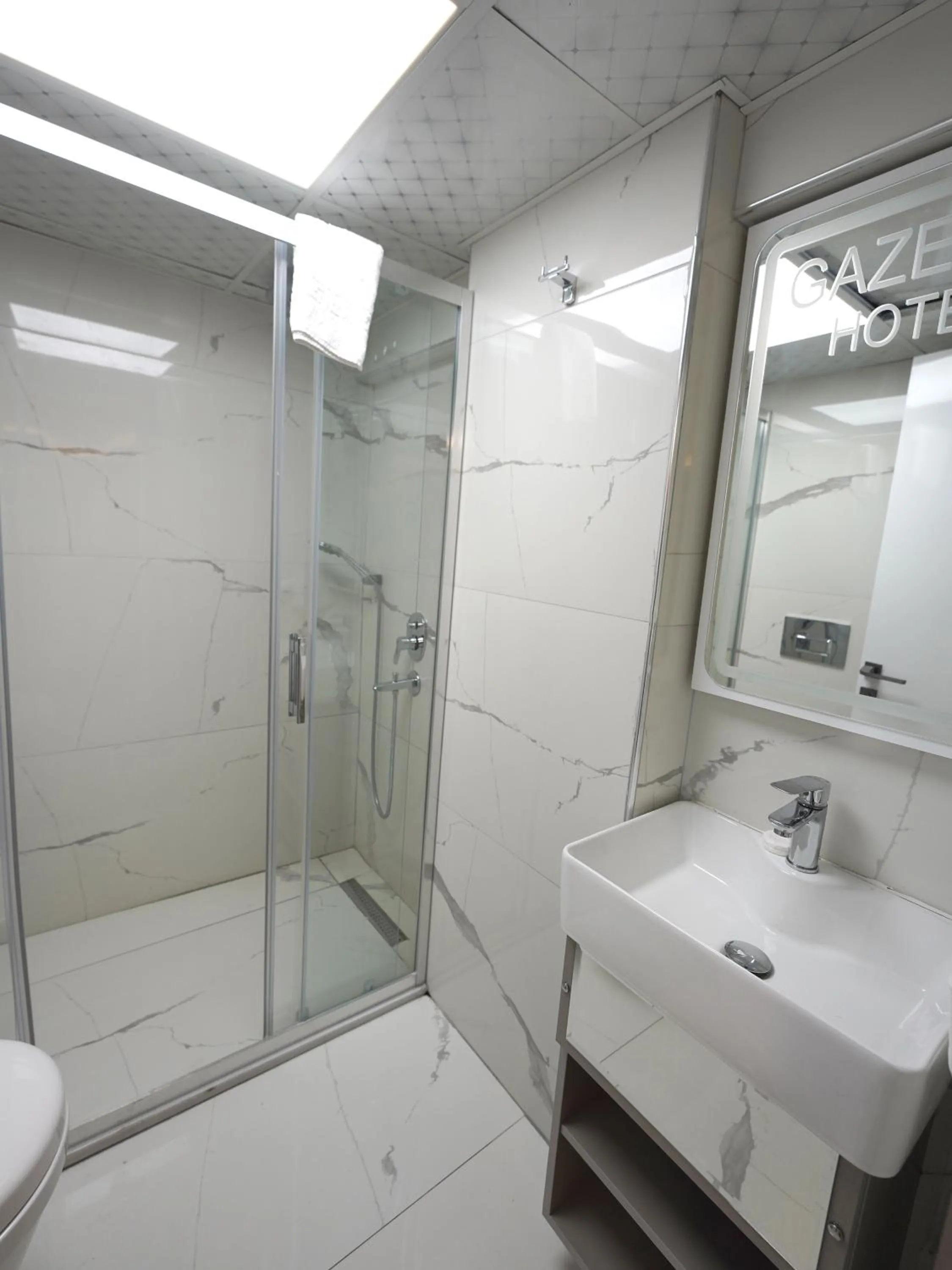 Shower in gazelle suites