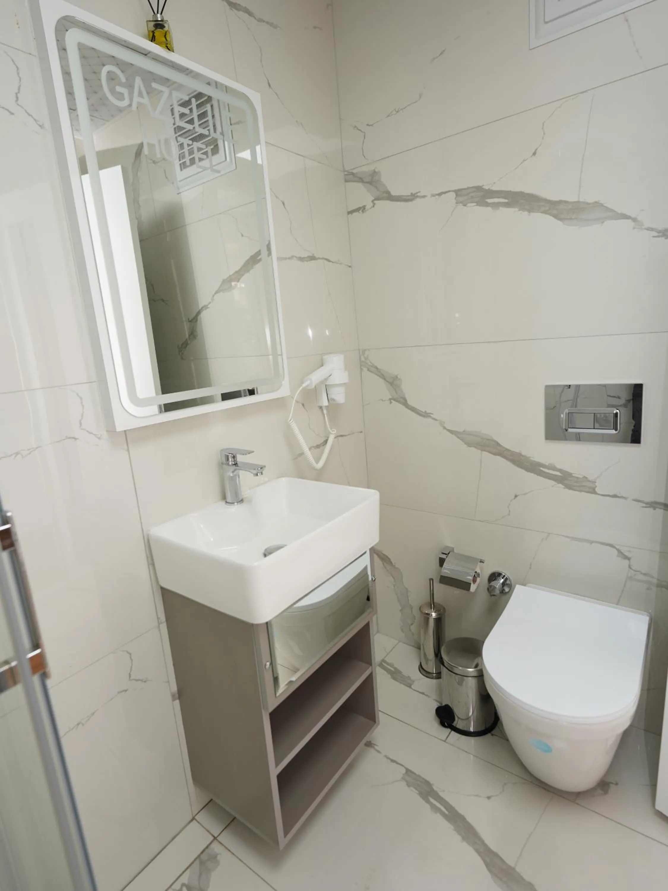 Shower in gazelle suites