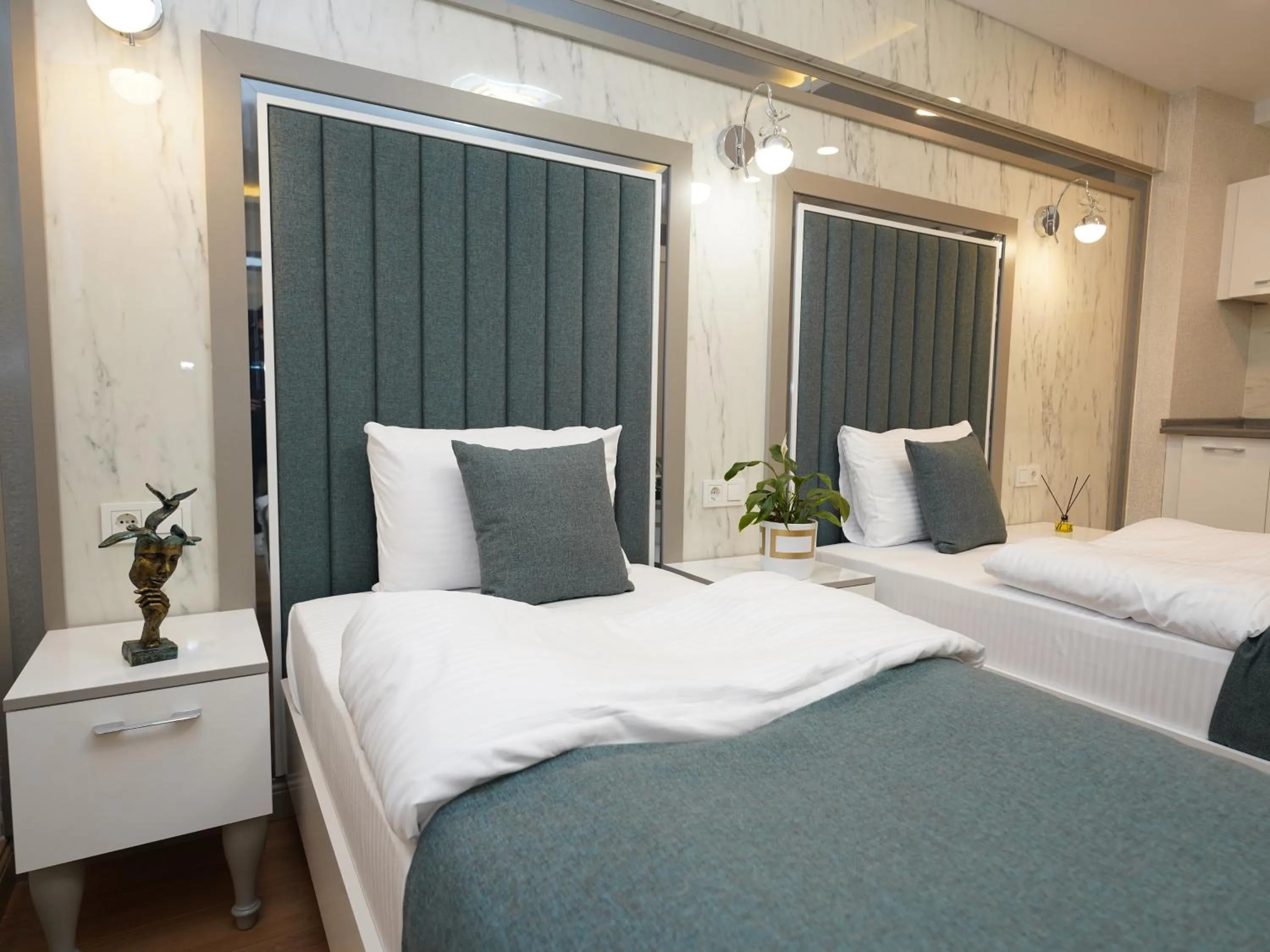 Bed in gazelle suites