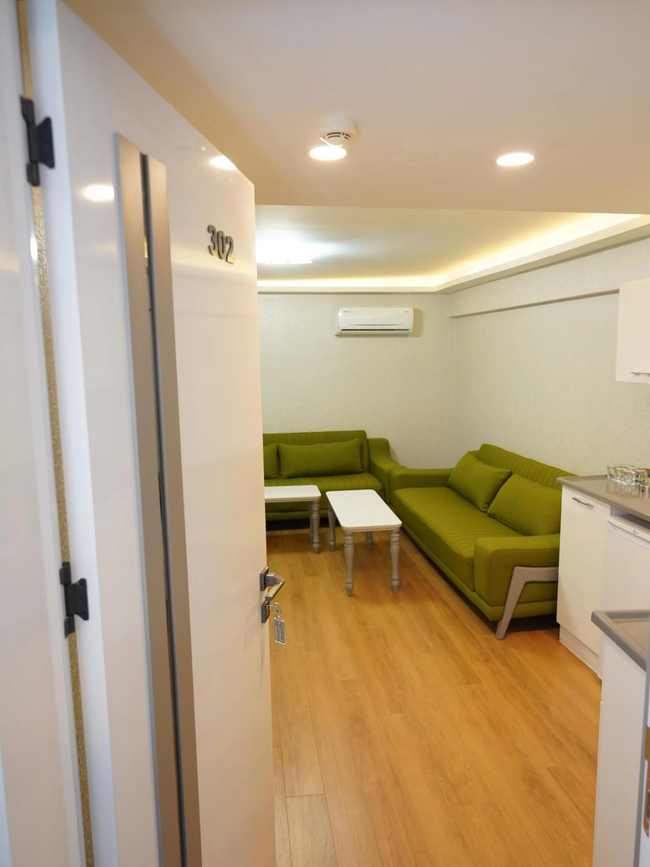 Living room in gazelle suites