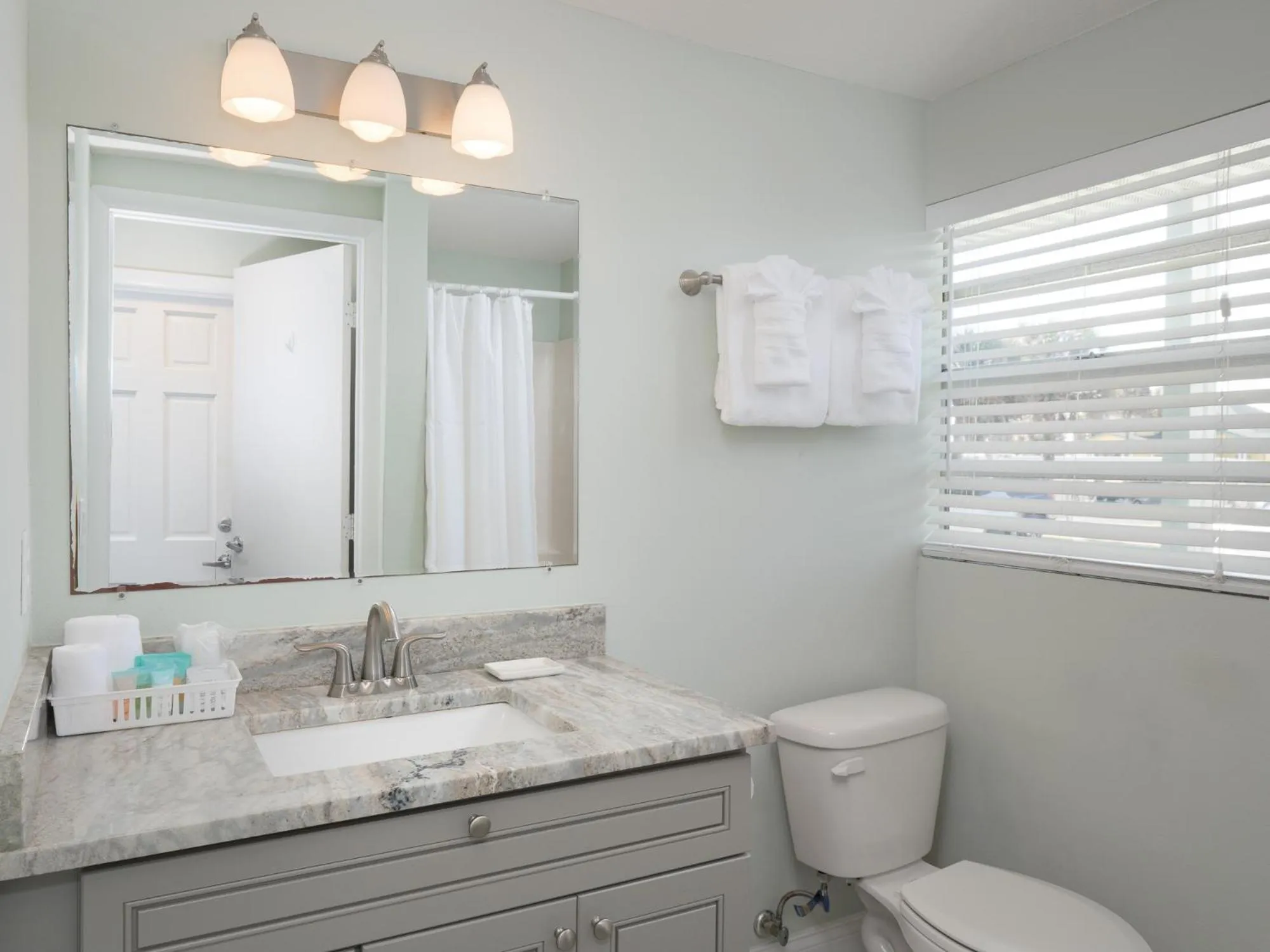 Toilet in Sea Aire Oceanfront Inn