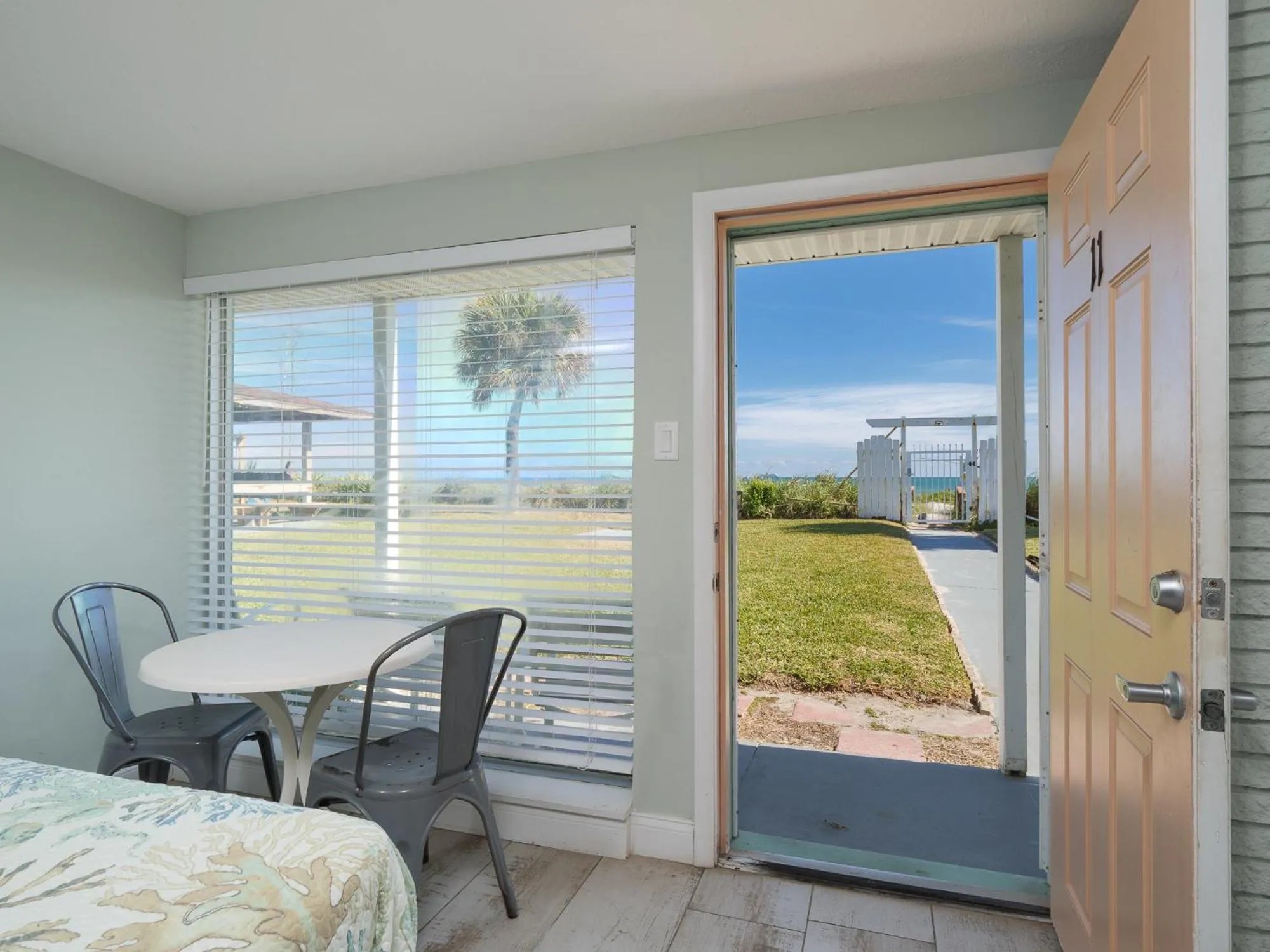 Patio in Sea Aire Oceanfront Inn