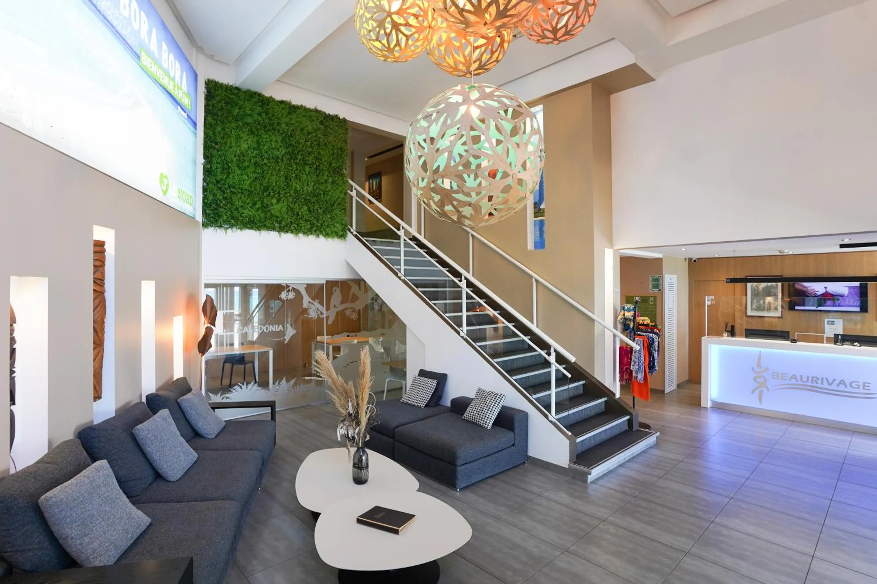 Lobby or reception in Hotel Beaurivage