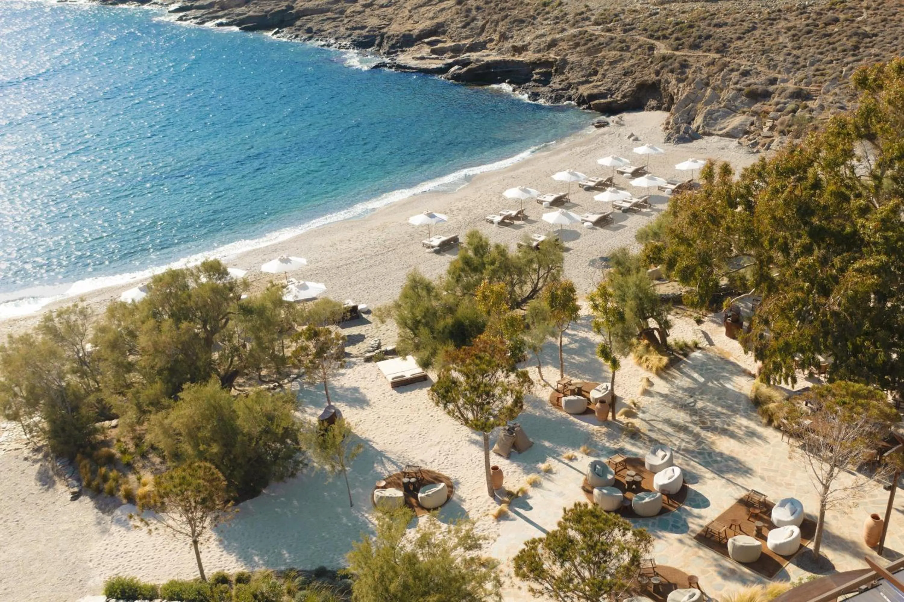 Beach in One&Only Kéa Island