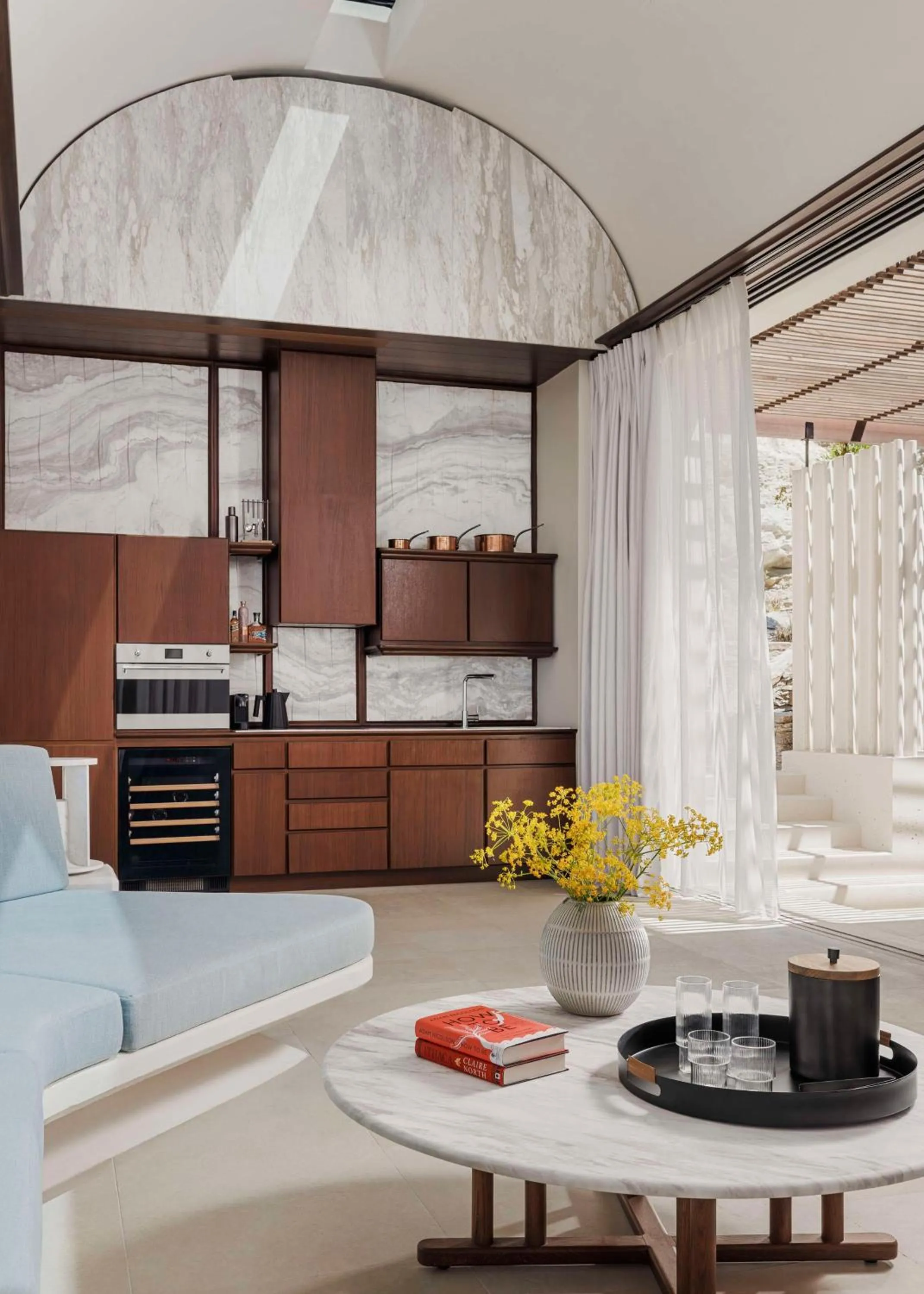 Kitchen or kitchenette in One&Only Kéa Island