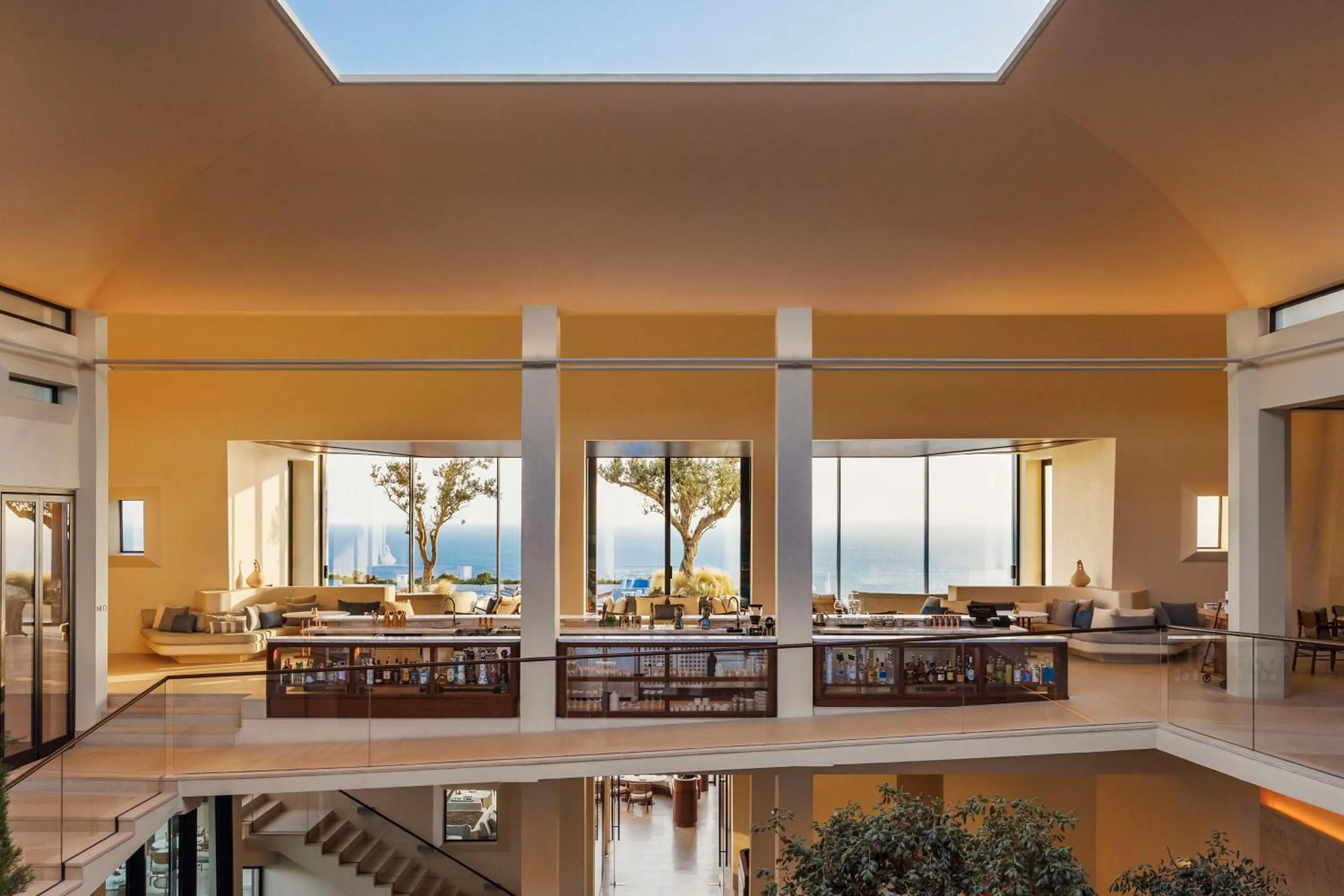 Lobby or reception in One&Only Kéa Island