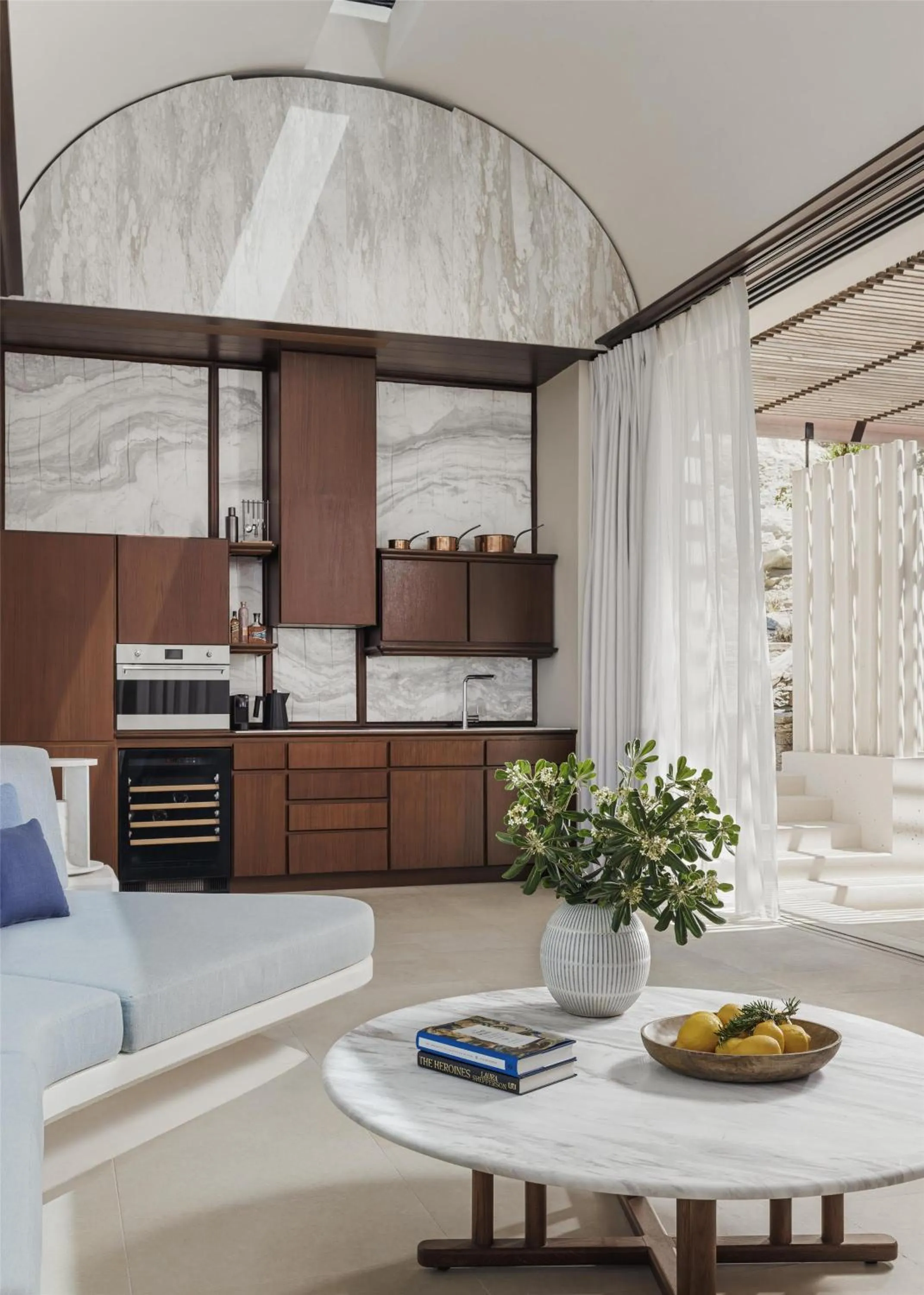 Kitchen or kitchenette in One&Only Kéa Island