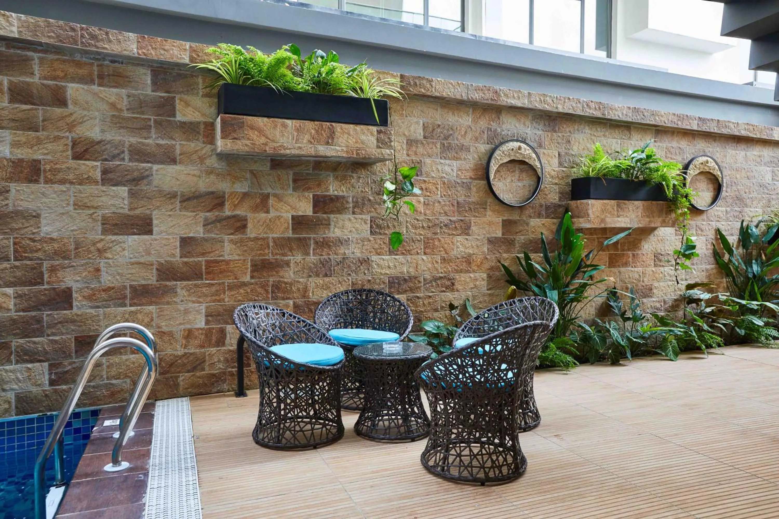 Patio in Vintano Hotel