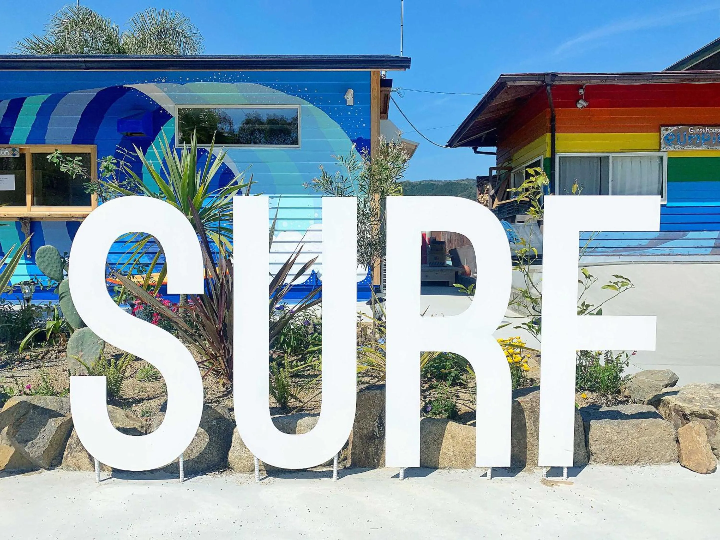 Property building in Tabist Guest house Pumping Surf