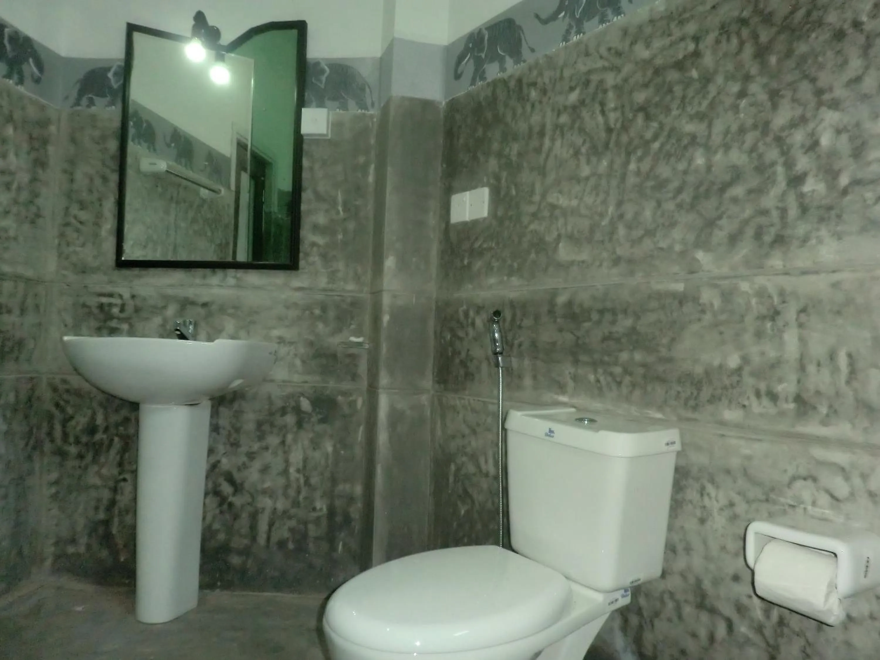 Toilet in Peacock Wings Guest