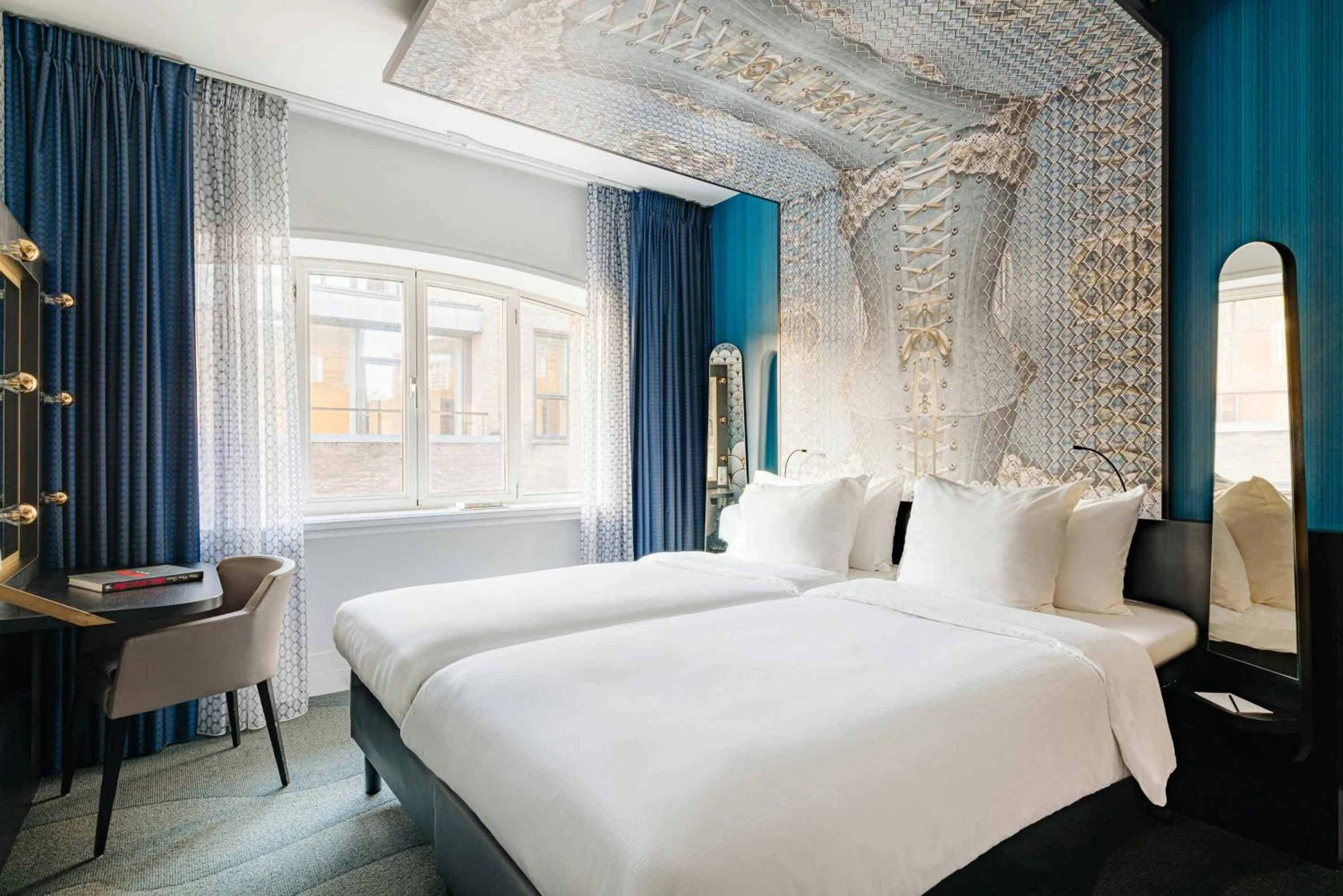 Photo of the whole room, Bed in NYX Hotel Amsterdam Rembrandt Square