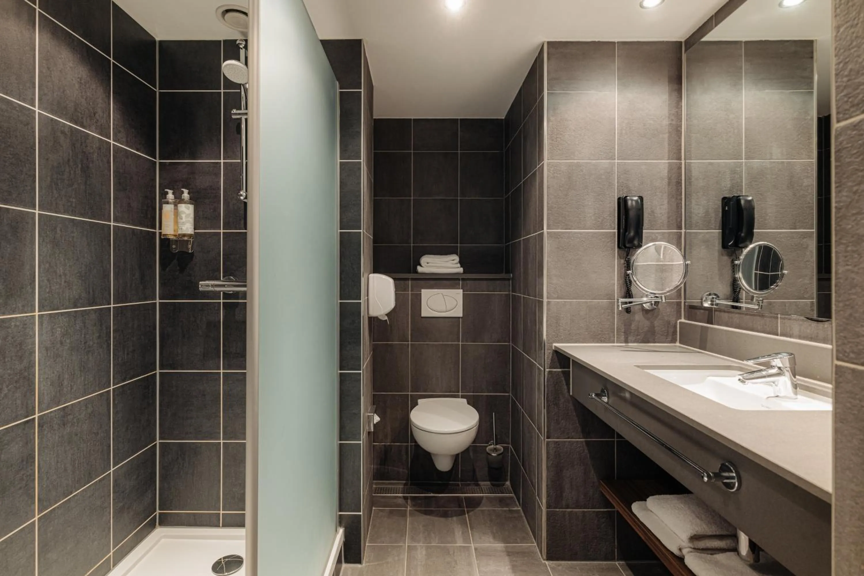 Bathroom in NYX Hotel Amsterdam Rembrandt Square