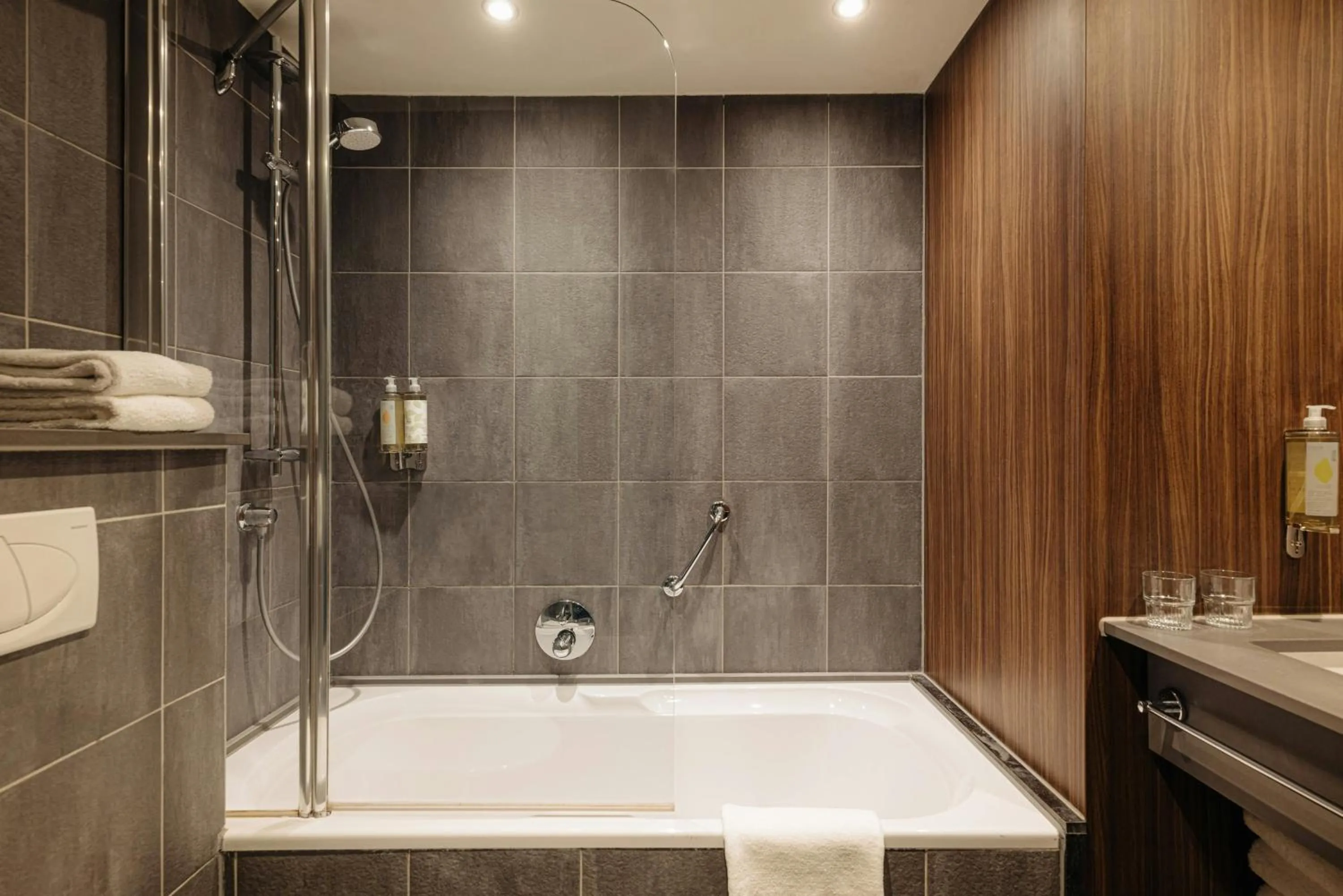 Bathroom in NYX Hotel Amsterdam Rembrandt Square