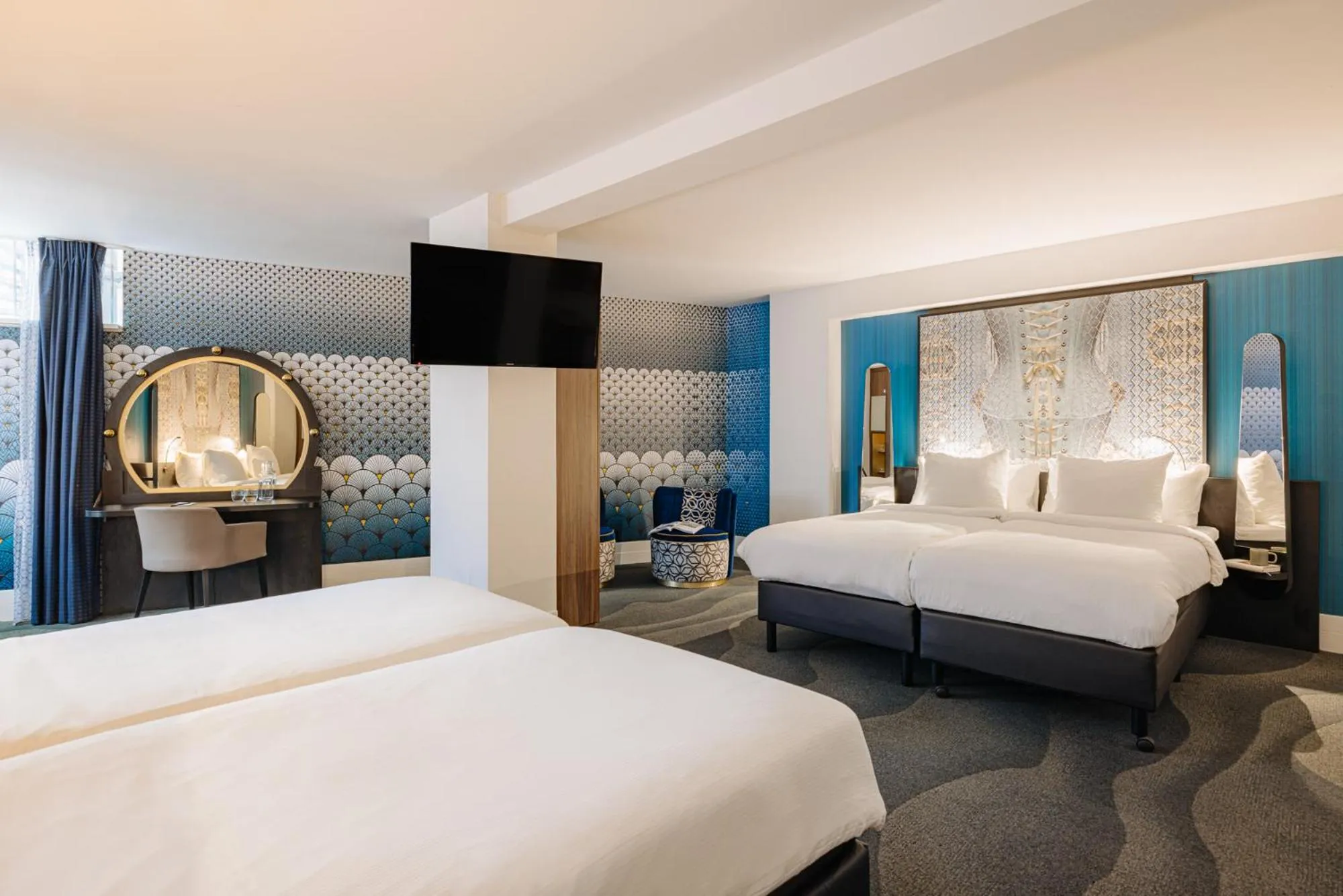 Bedroom, Bed in Eden Hotel Amsterdam