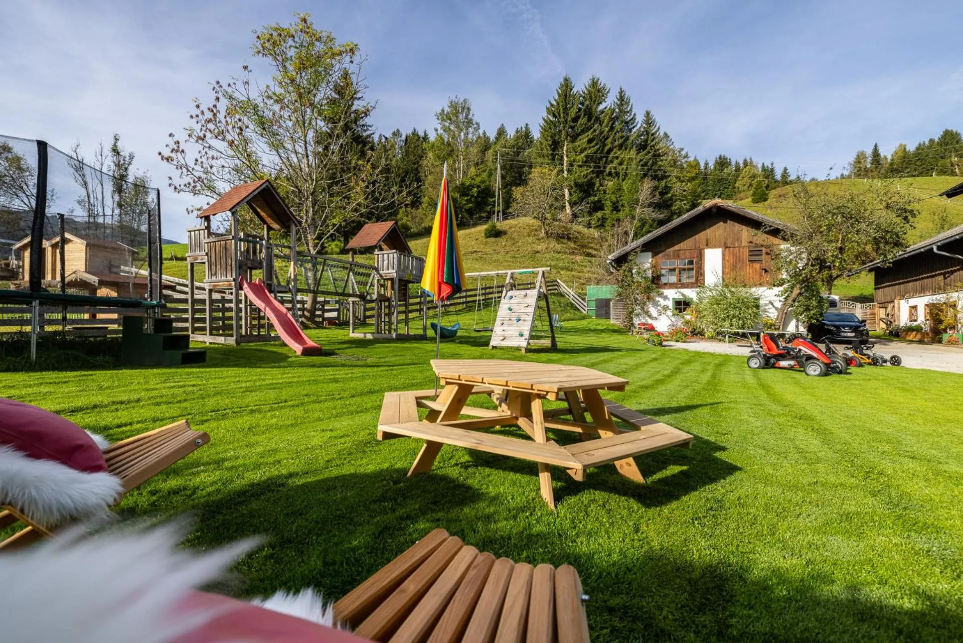 Children play ground in Laubichlhof