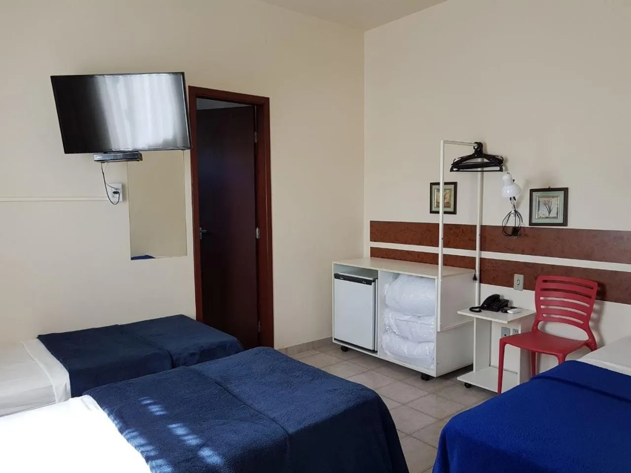 Bed in Hotel Minastur