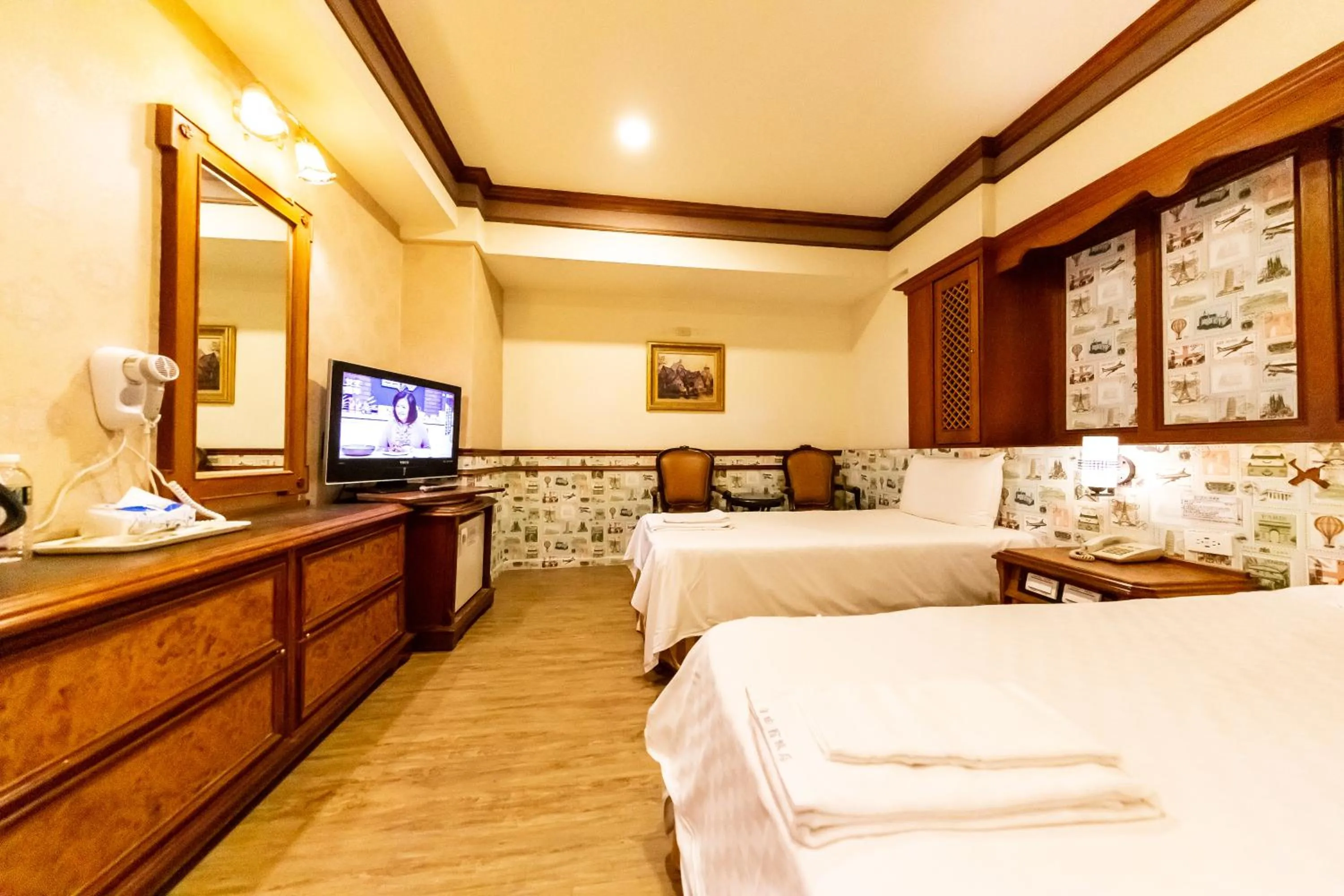 Bed in I HI Sanduo Travel Hotel