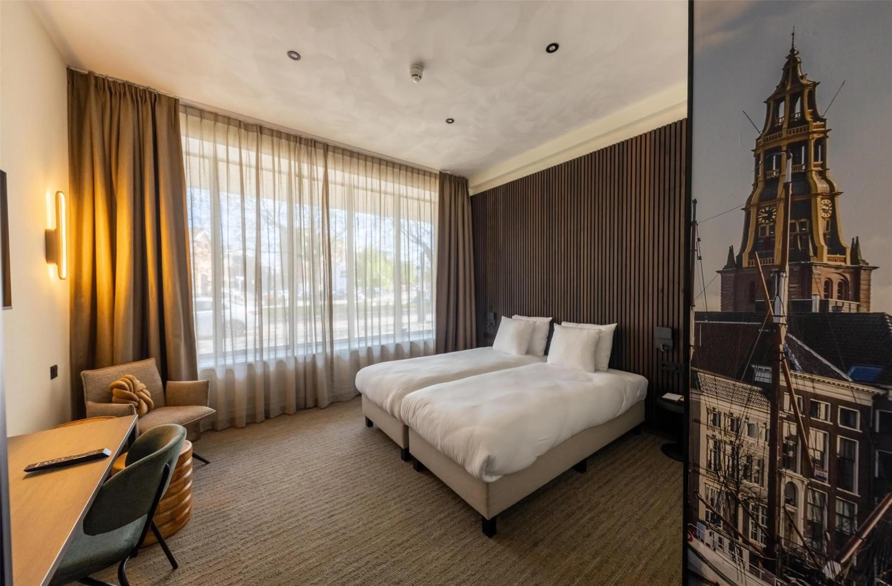 Bedroom, Bed in Flonk Hotel Groningen Centre, BW Signature Collection