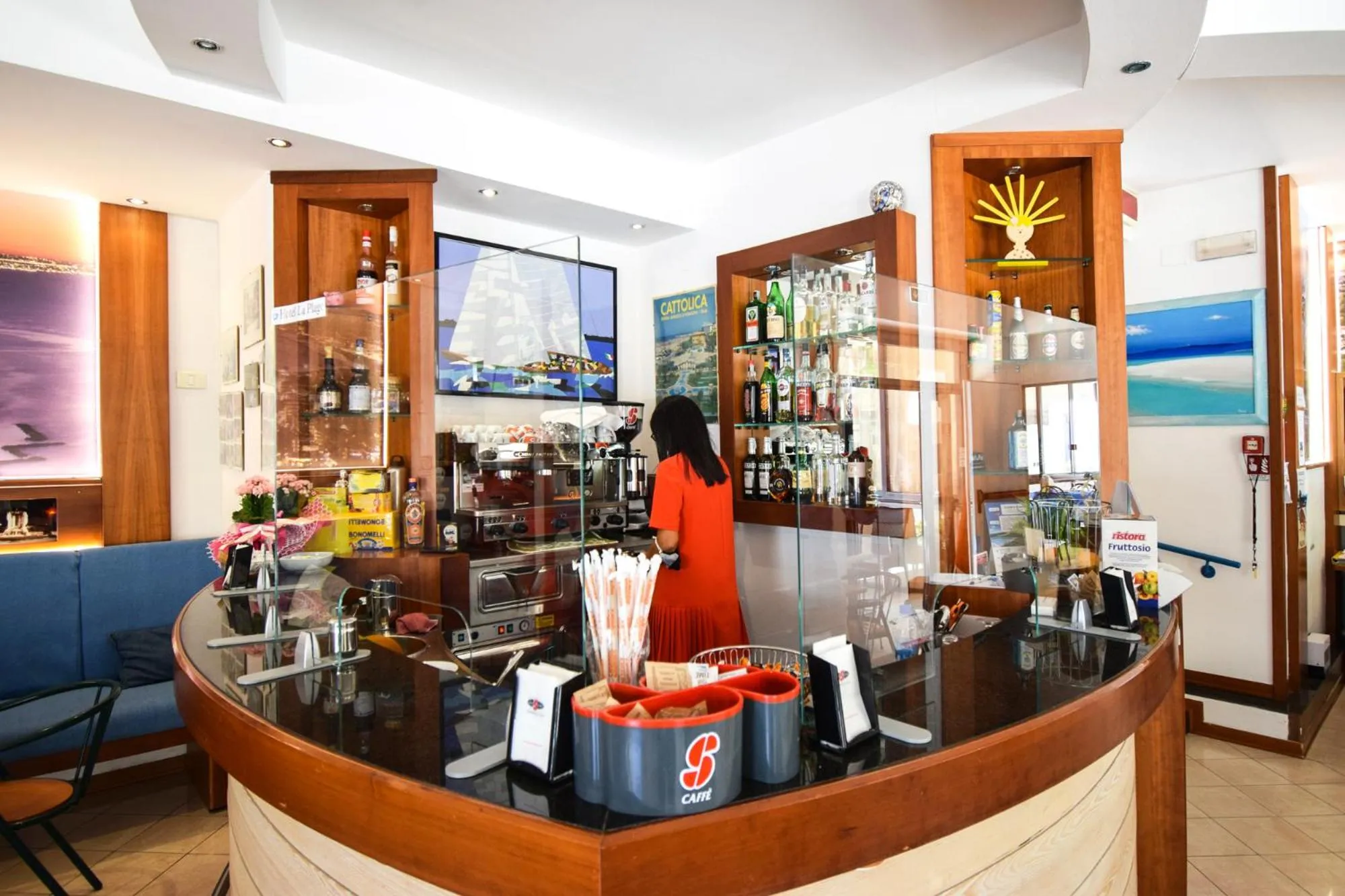 Living room in Hotel La Plage