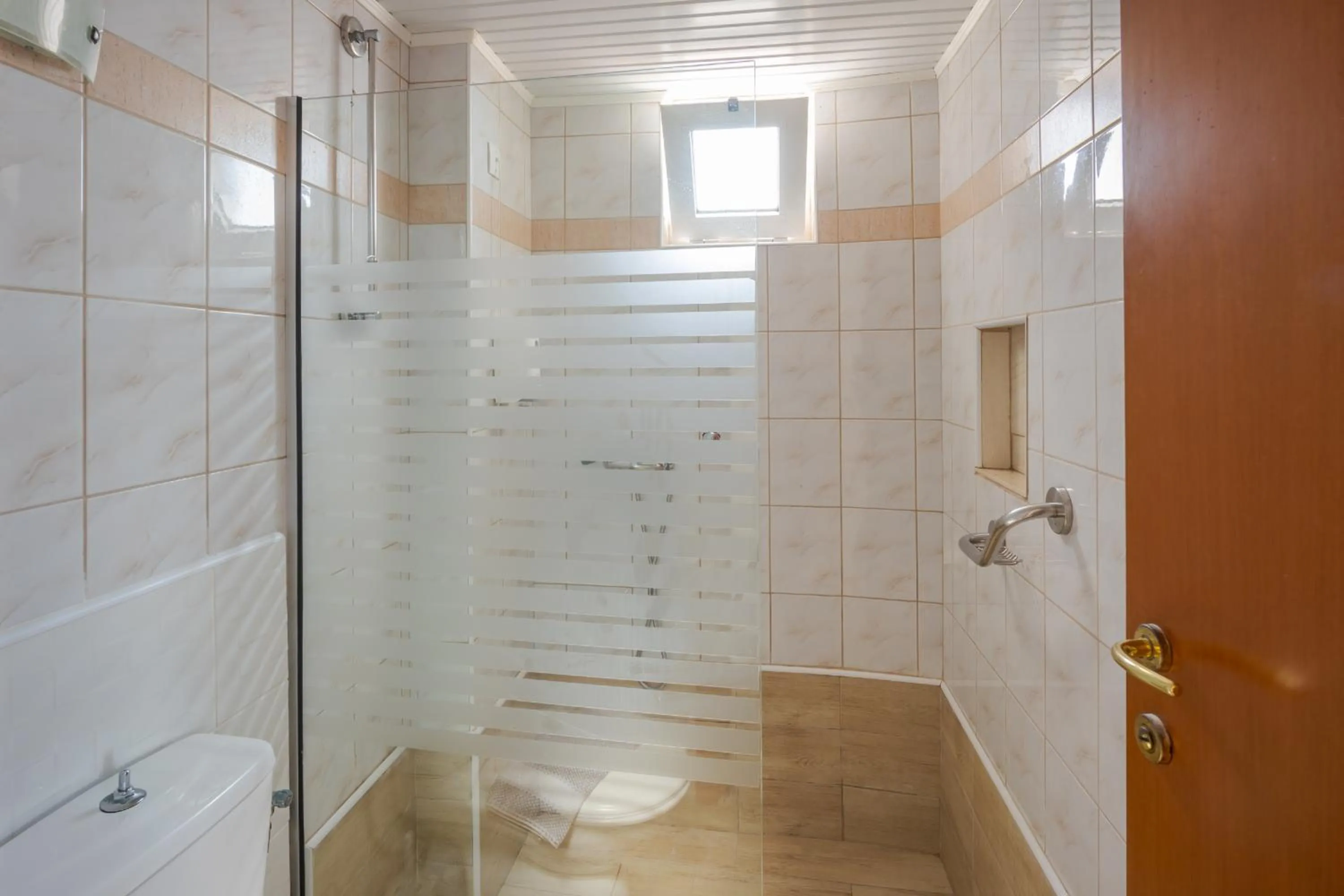 Shower in Despina Aparthotel by Philoxenia Hotel & SPA