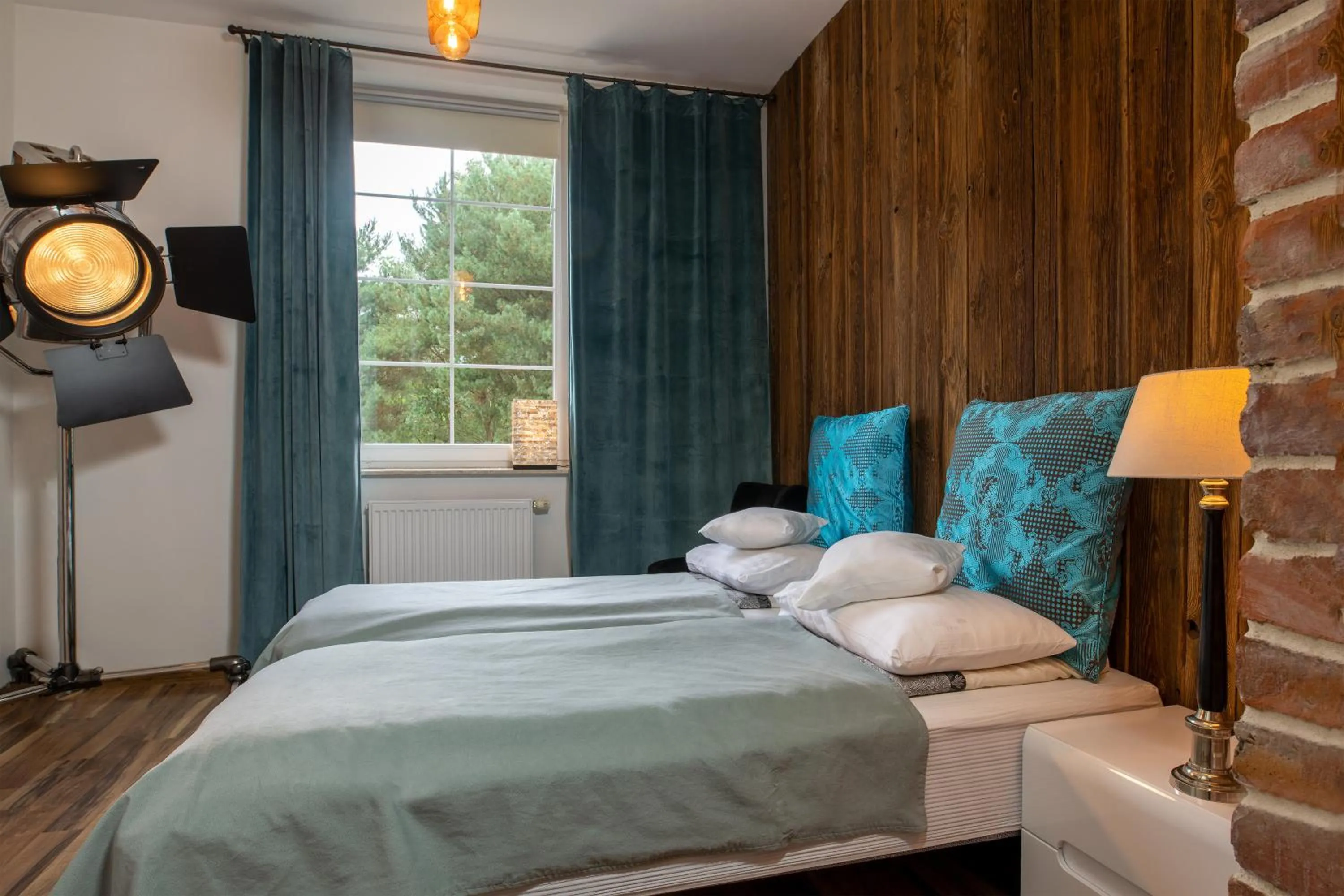 Photo of the whole room, Bed in Willa Vinci Rozewie