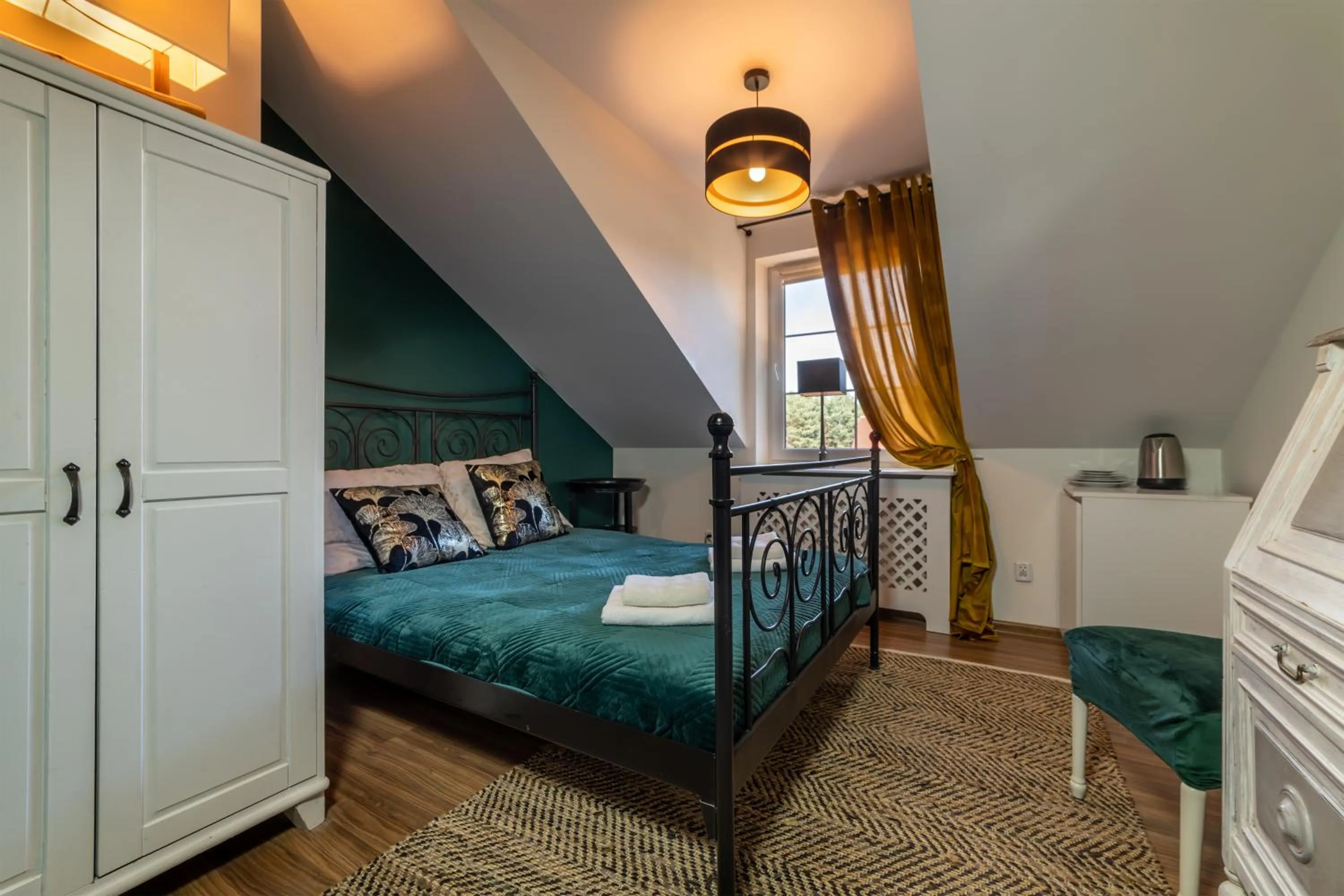 Photo of the whole room, Bed in Willa Vinci Rozewie