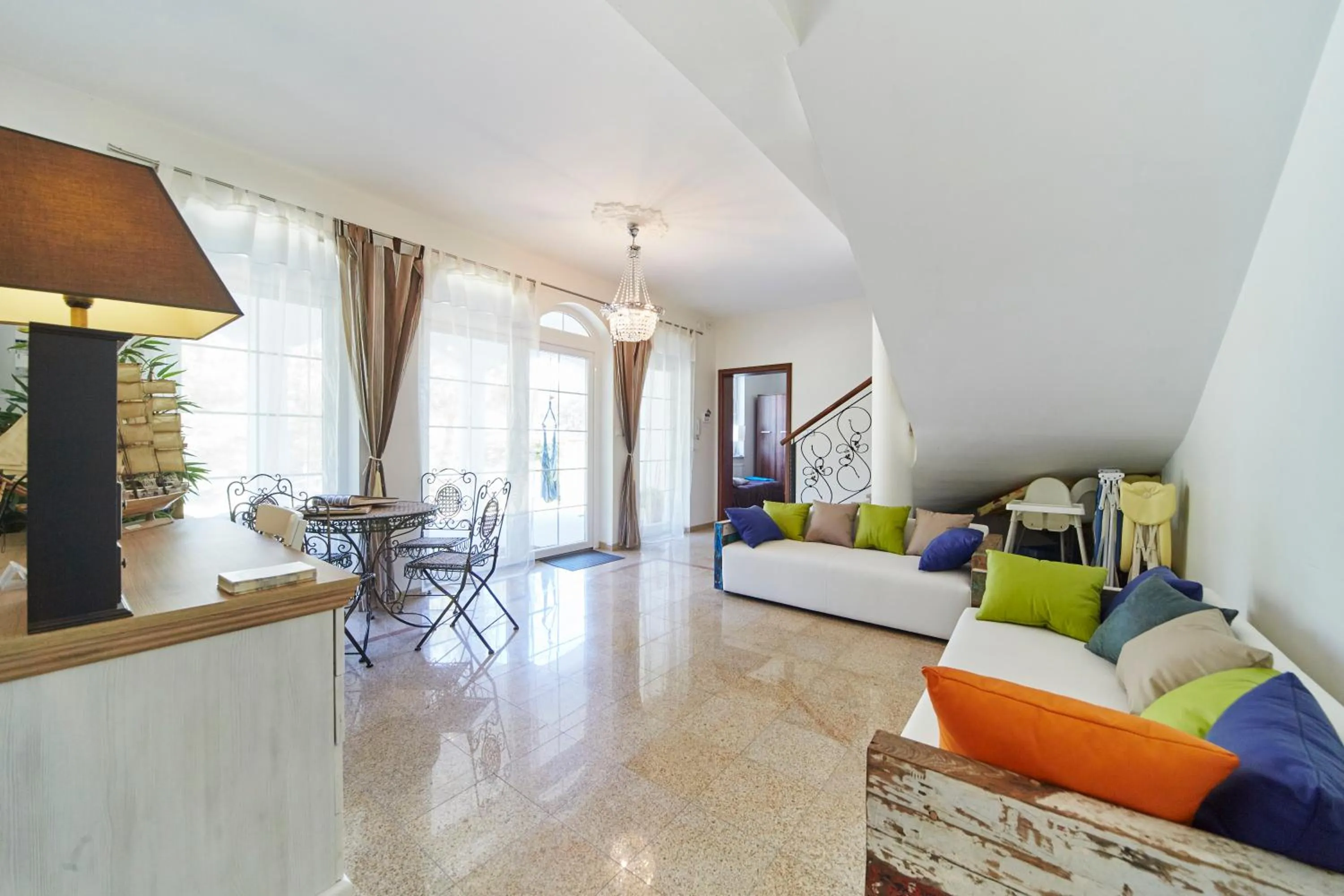 Lobby or reception in Willa Vinci Rozewie