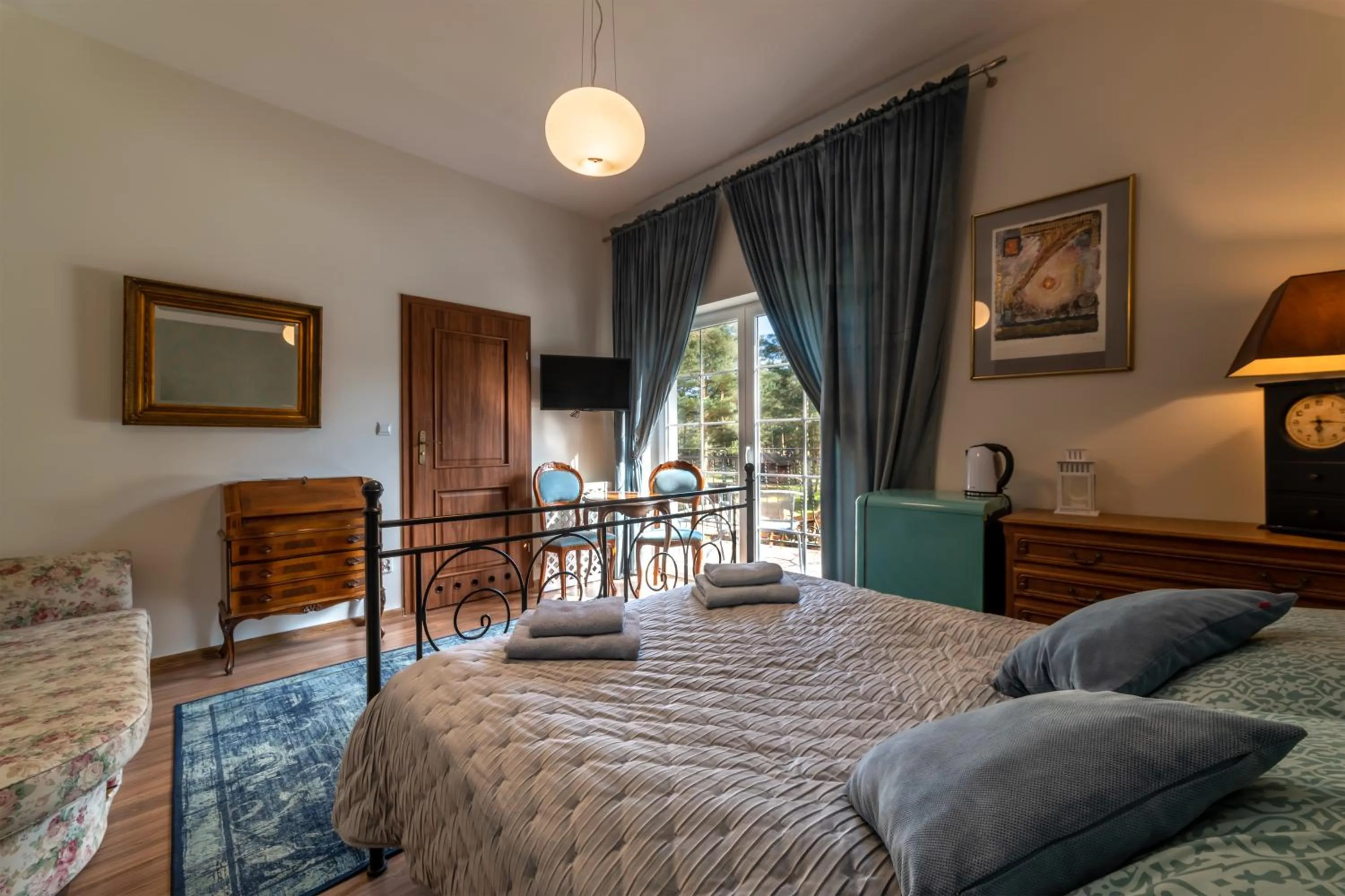 Photo of the whole room, Bed in Willa Vinci Rozewie