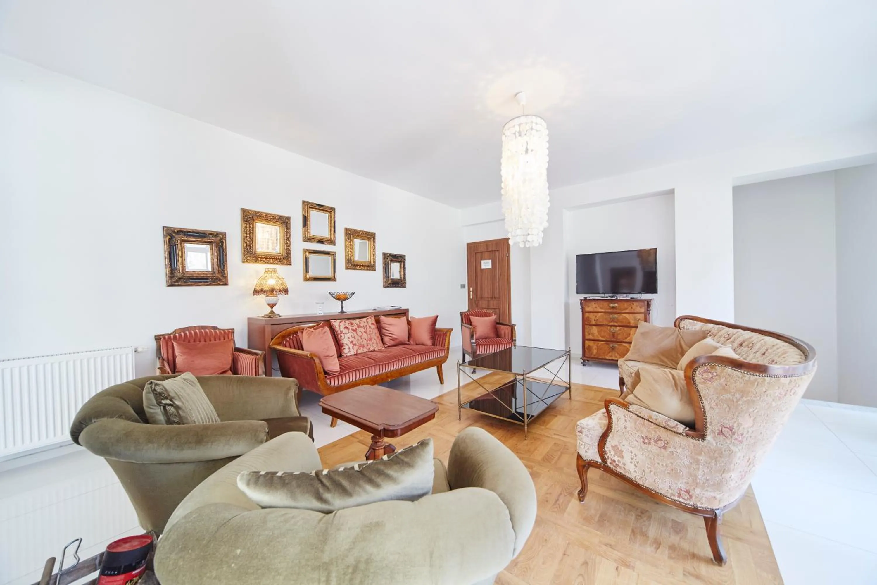 Communal lounge/ TV room in Willa Vinci Rozewie