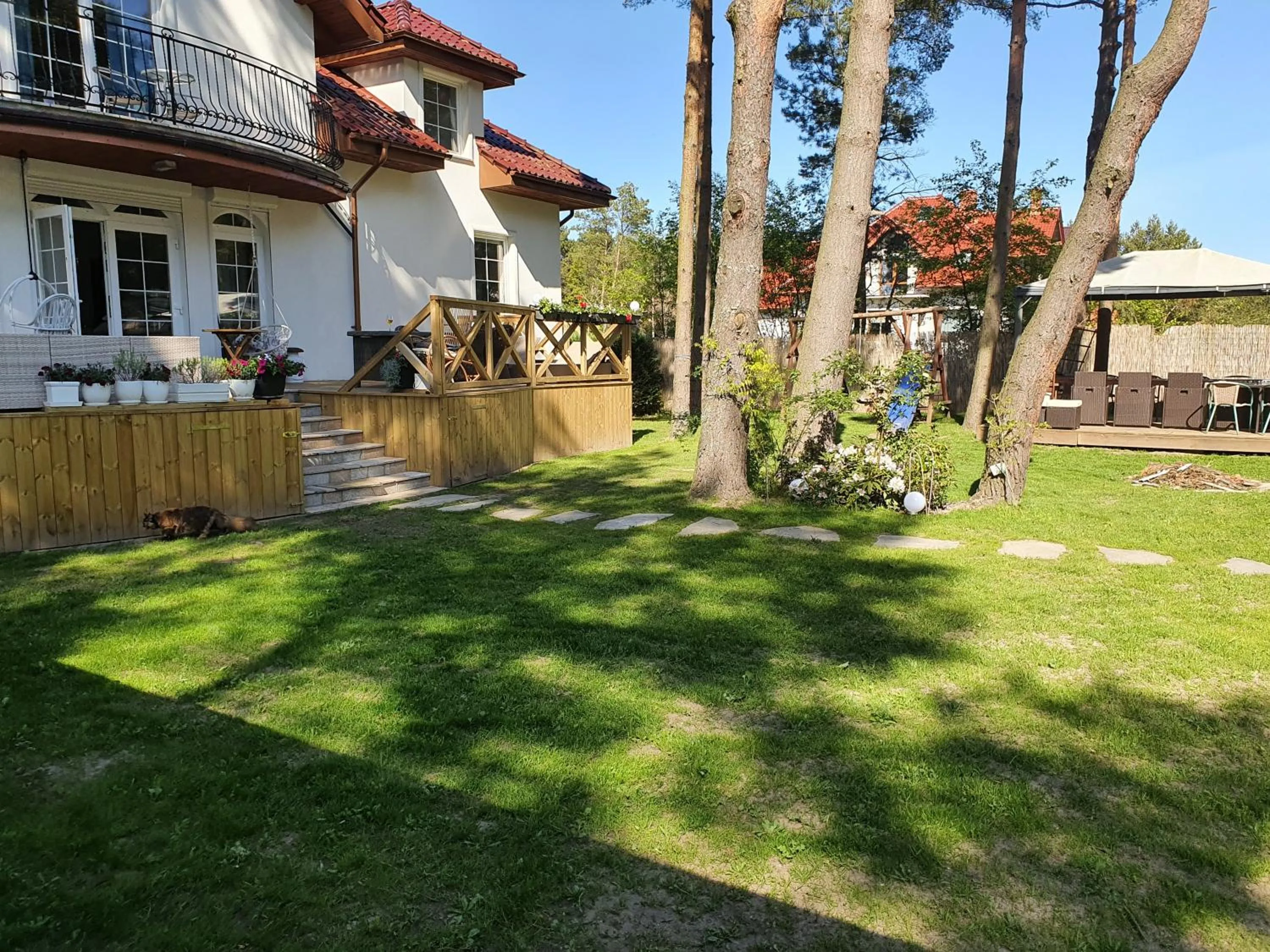 Garden in Willa Vinci Rozewie