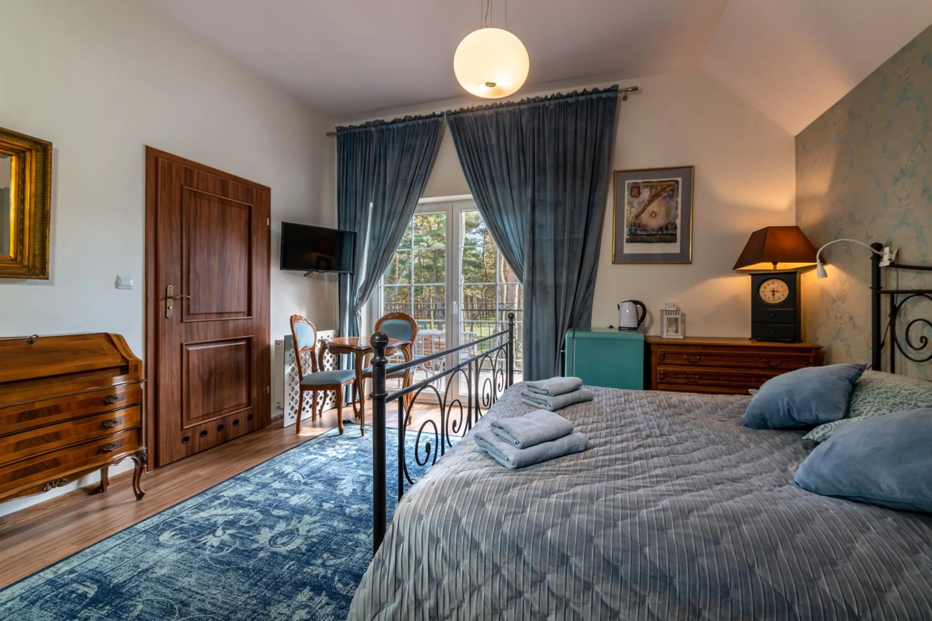 Photo of the whole room, Bed in Willa Vinci Rozewie