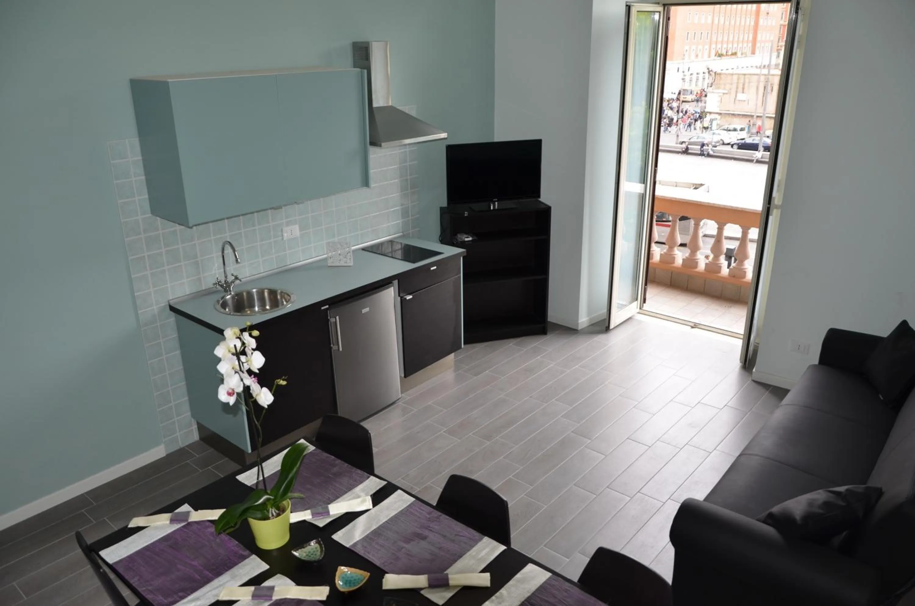 Kitchen or kitchenette in Un Caffè sul Balcone 2