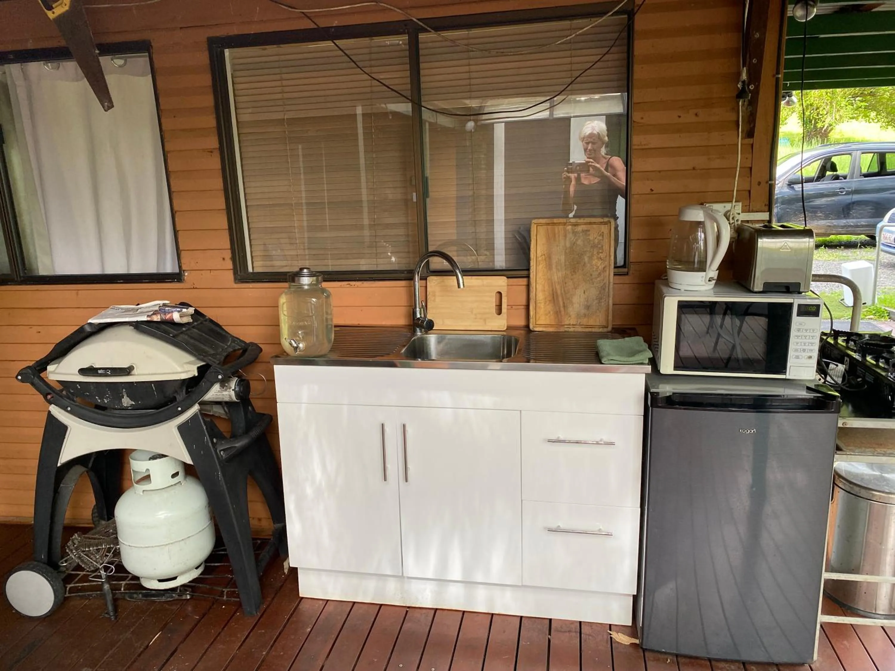 Coffee/tea facilities in Nimbin waterfall retreat