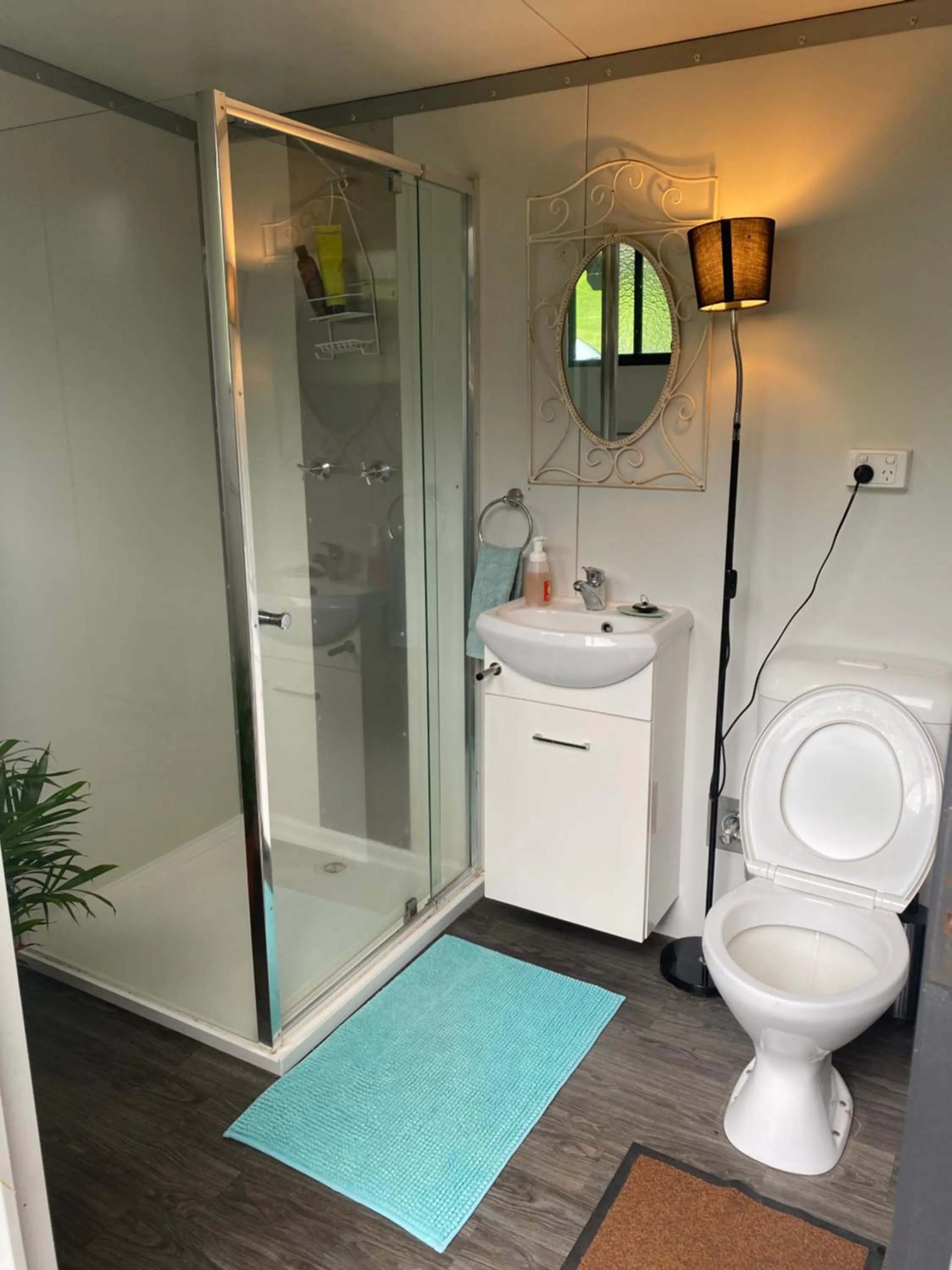 Shower in Nimbin waterfall retreat