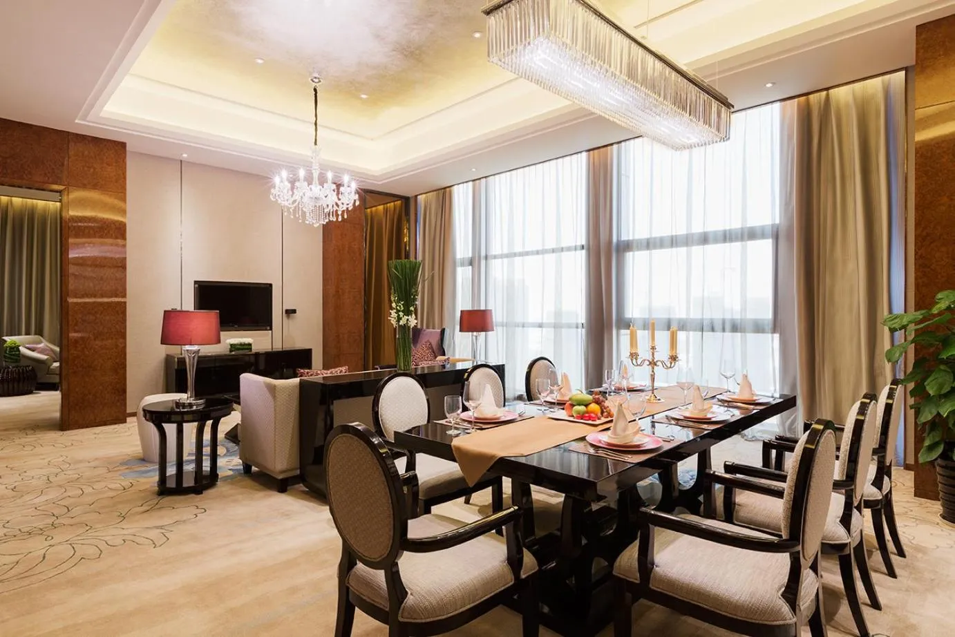 Living room in Maanshan Wanda Realm Hotel