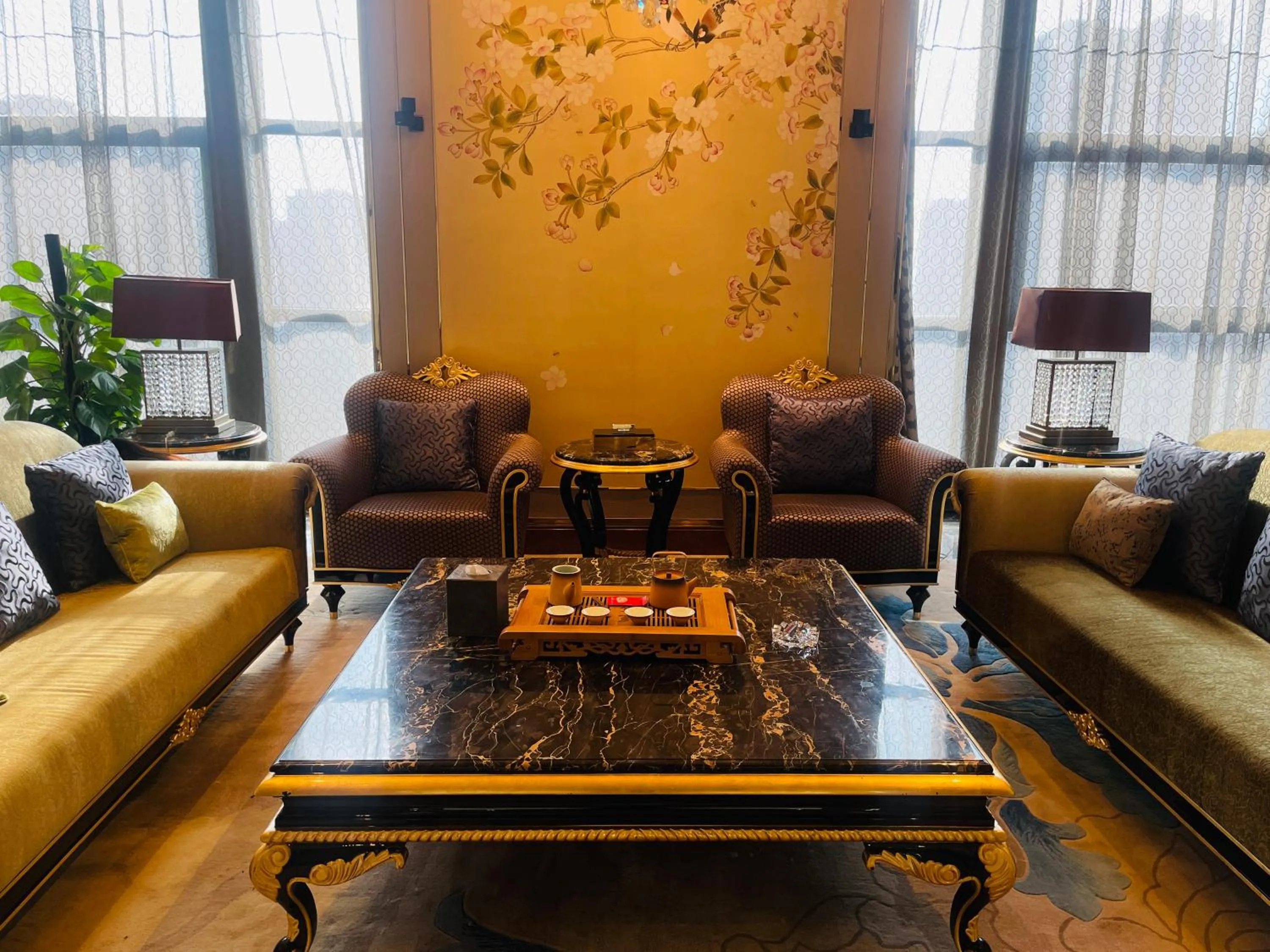 Living room in Maanshan Wanda Realm Hotel