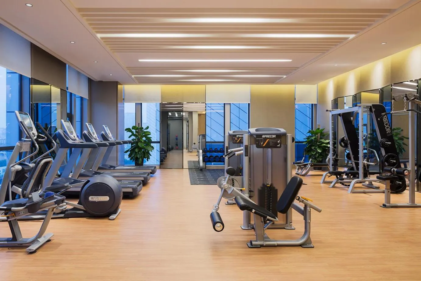 Fitness centre/facilities in Maanshan Wanda Realm Hotel