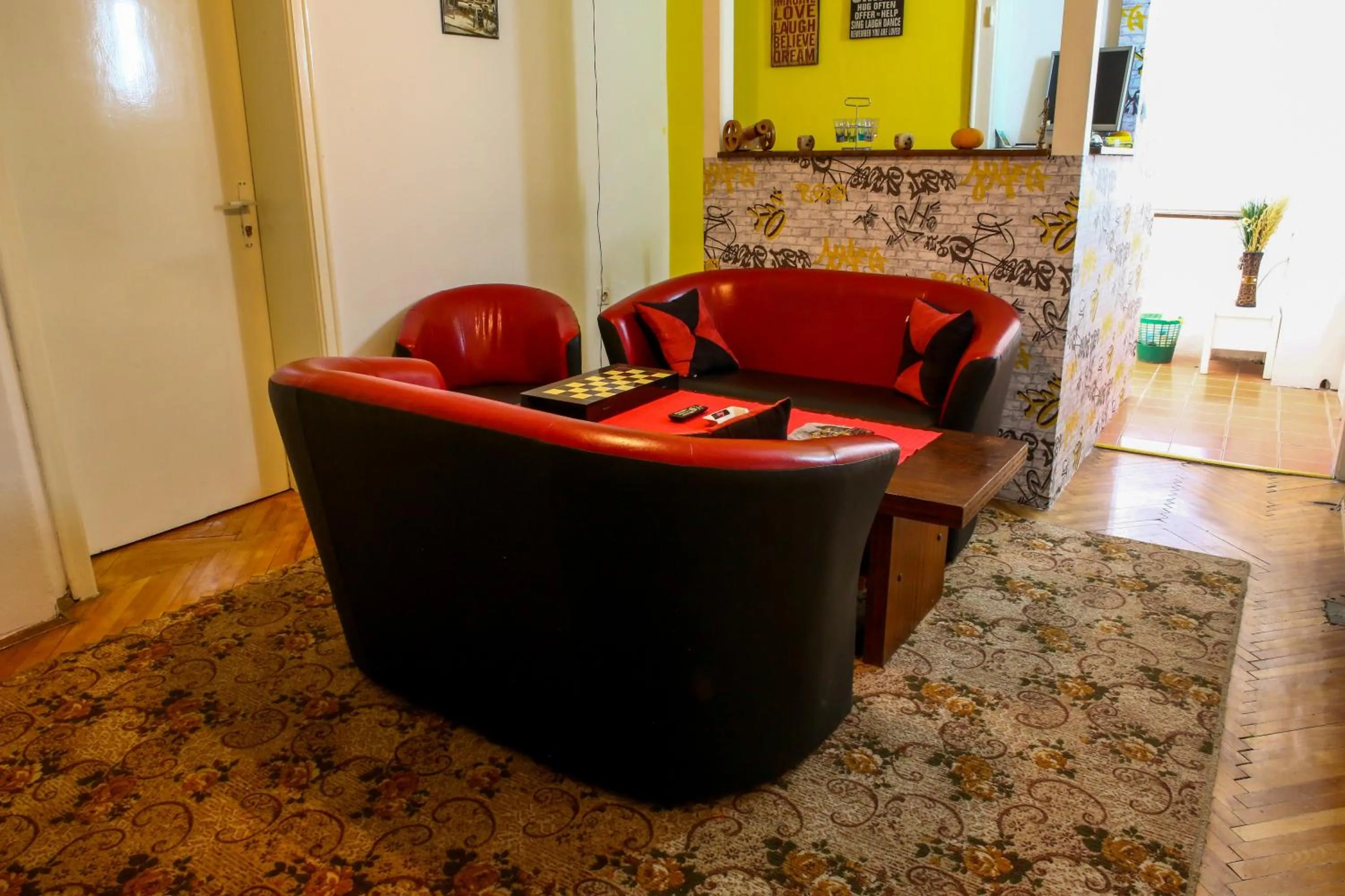 Lobby or reception in The Comfy Hostel