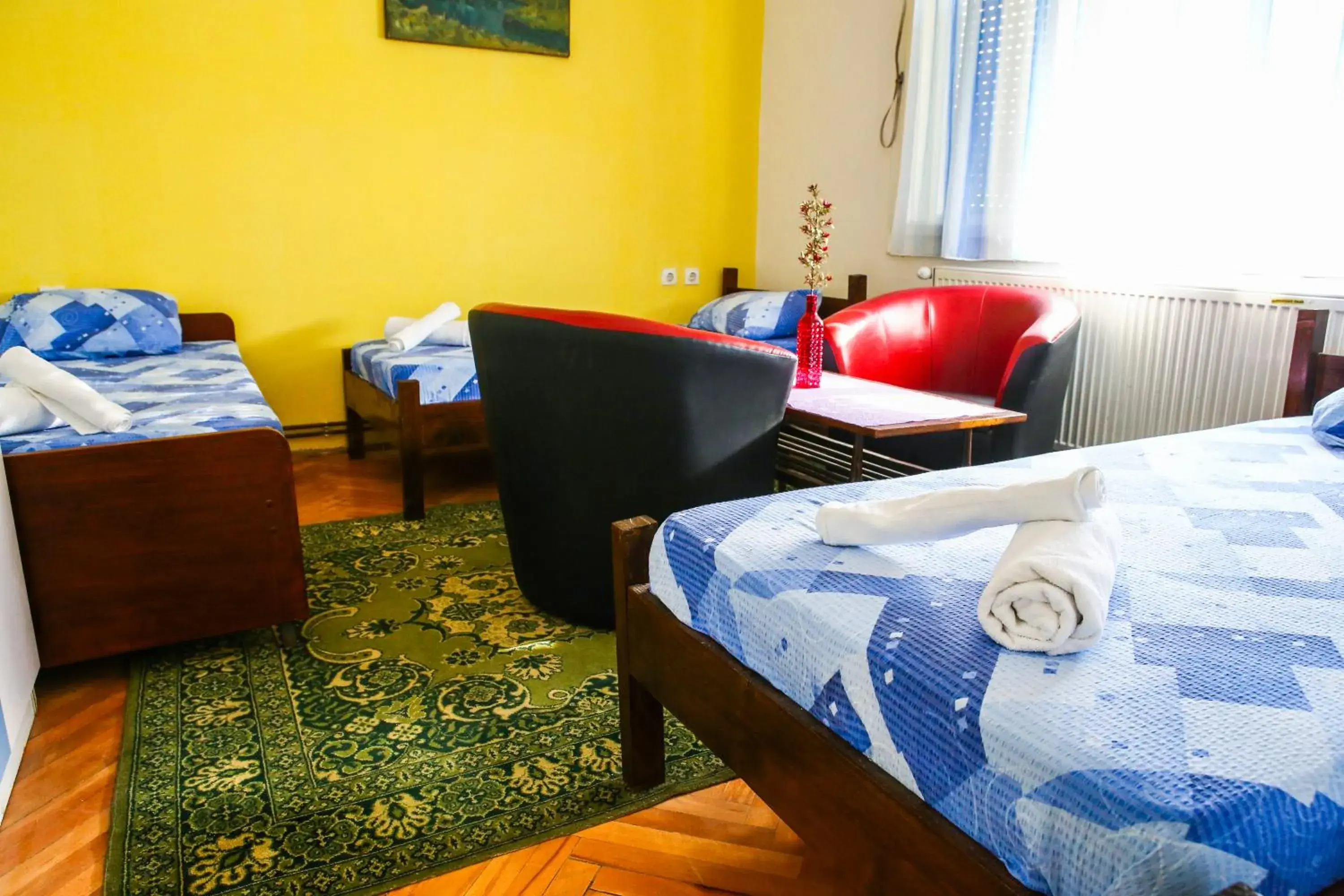 Quadruple Room with Shared Bathroom in The Comfy Hostel Quadruple Room with Shared Bathroom in The Comfy Hostel