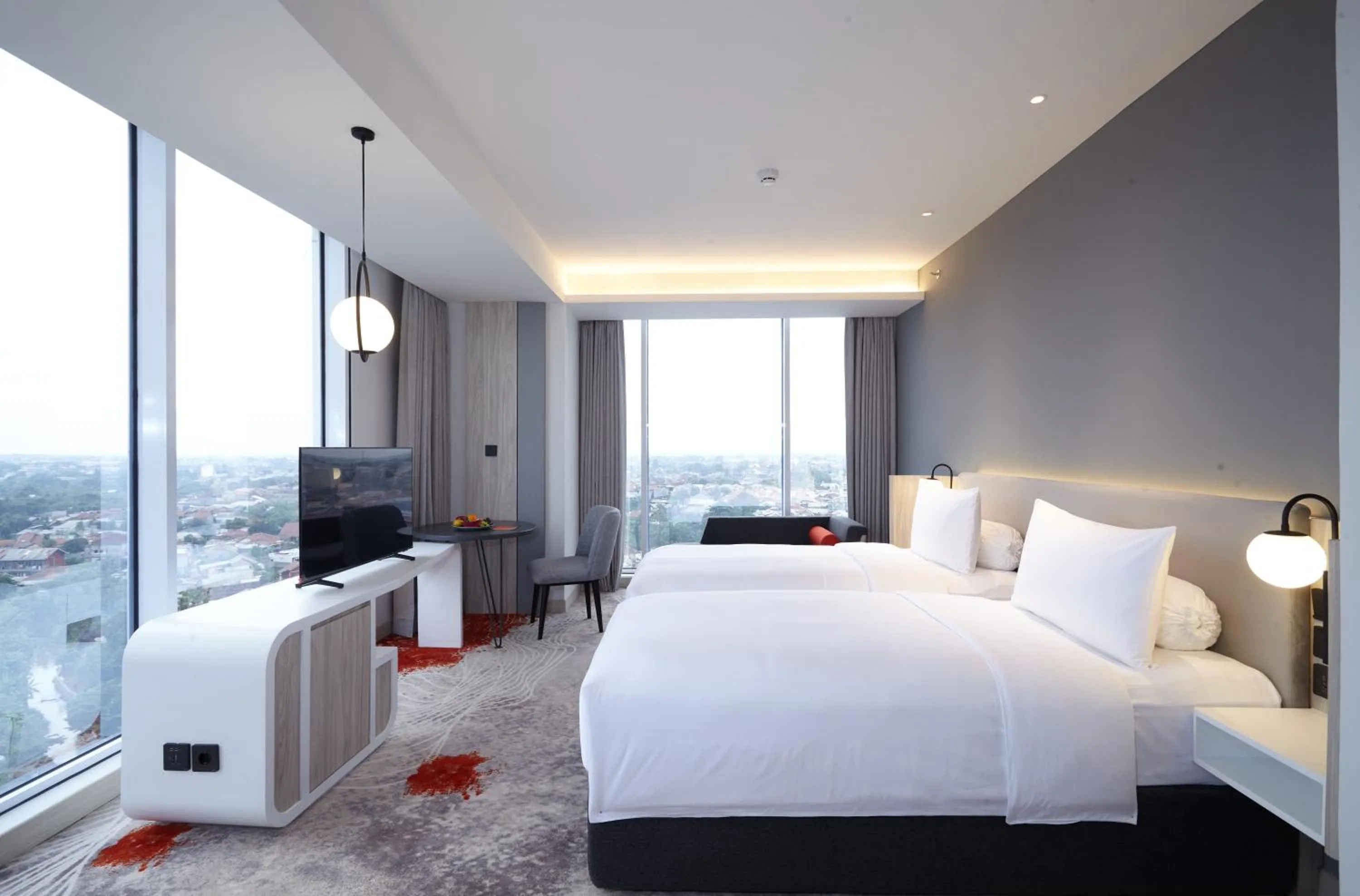 Bedroom, Bed in HARRIS Hotel & Convention Cibinong City Mall Bogor