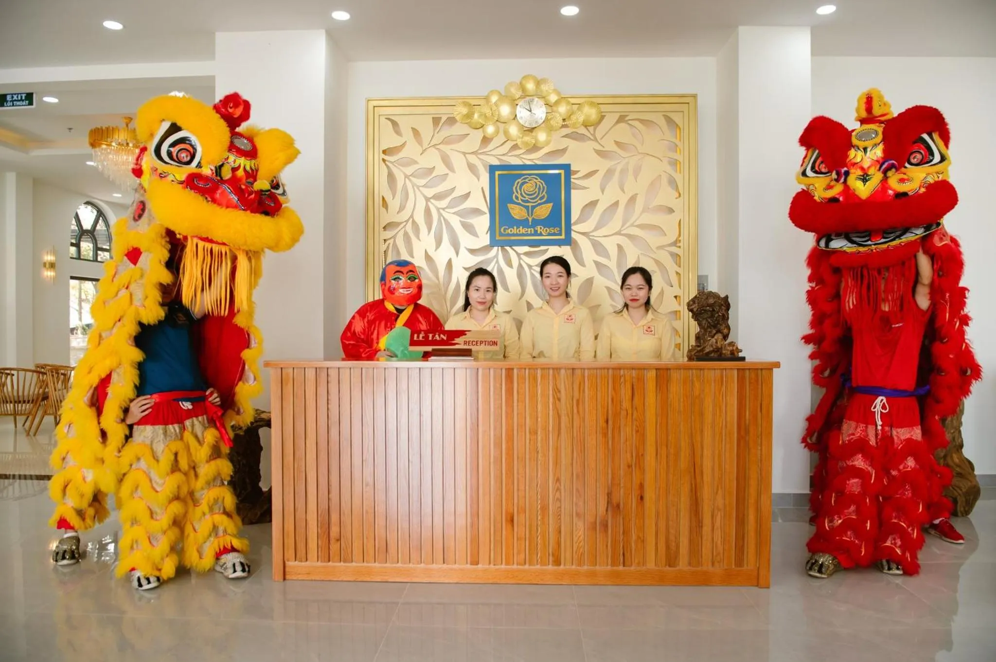 Lobby or reception in Golden Rose Hotel Con Dao