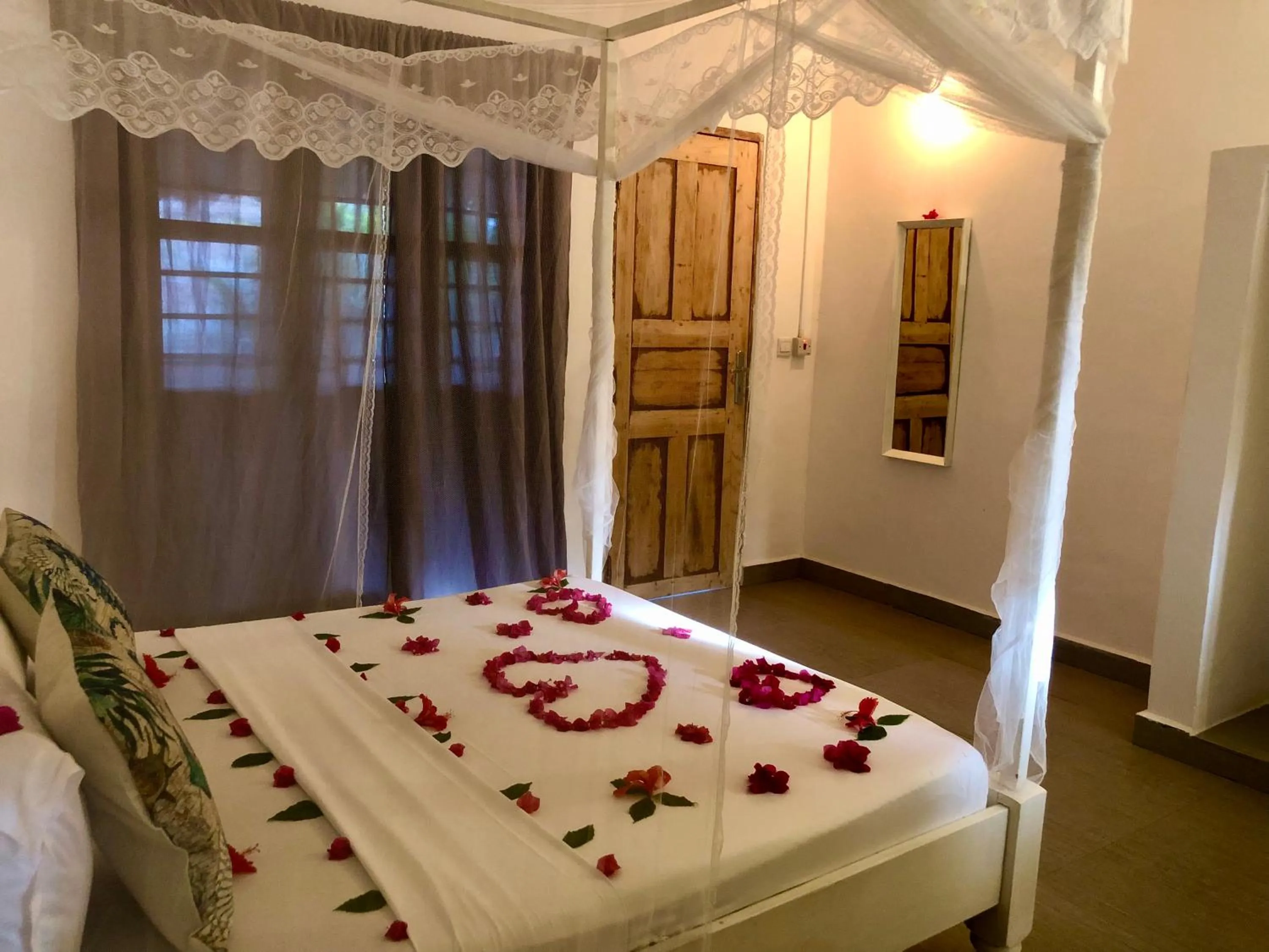 Bed in Bahati Villa