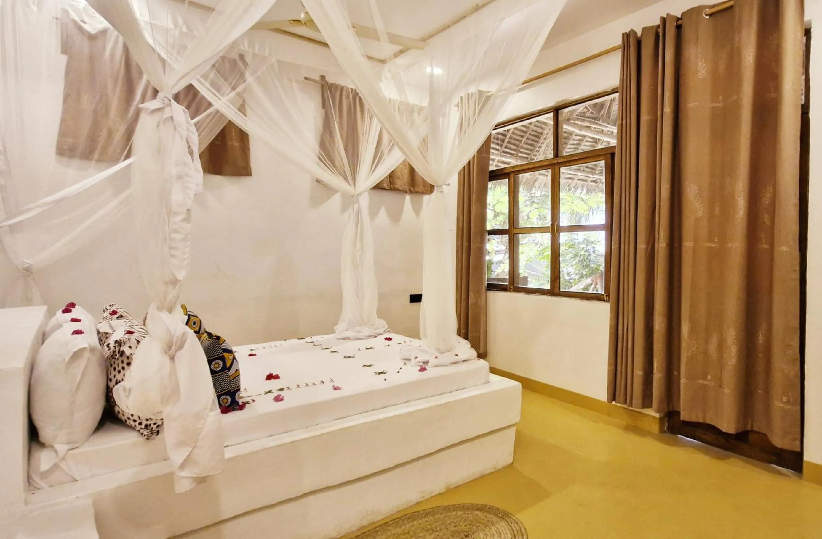 Bed in Bahati Villa